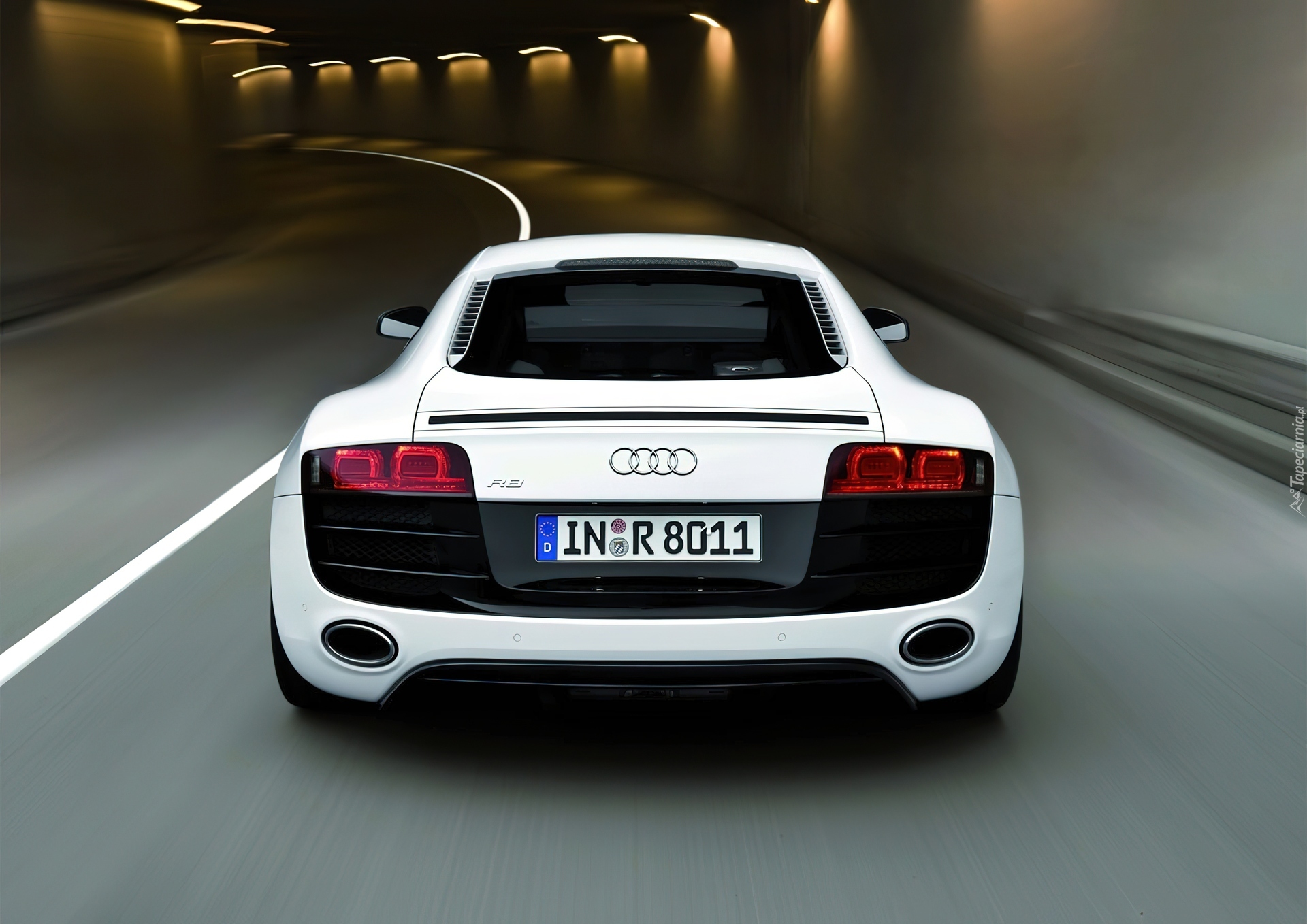 Audi R8, Tunel, Czujniki, Parkowania