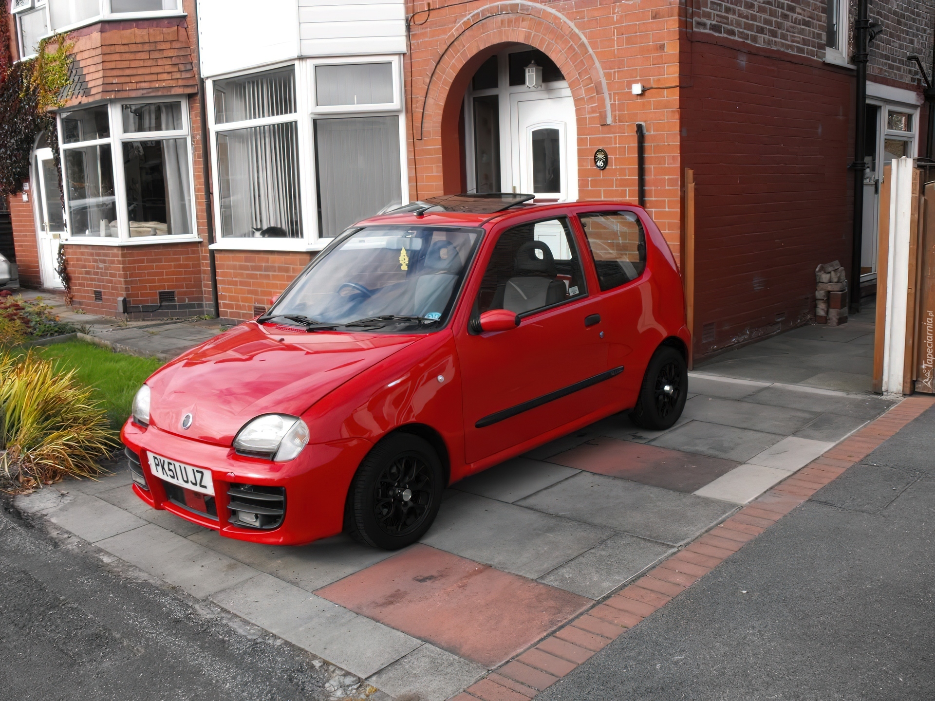 Fiat Seicento, Szyberdach, Czarne, Alufelgi