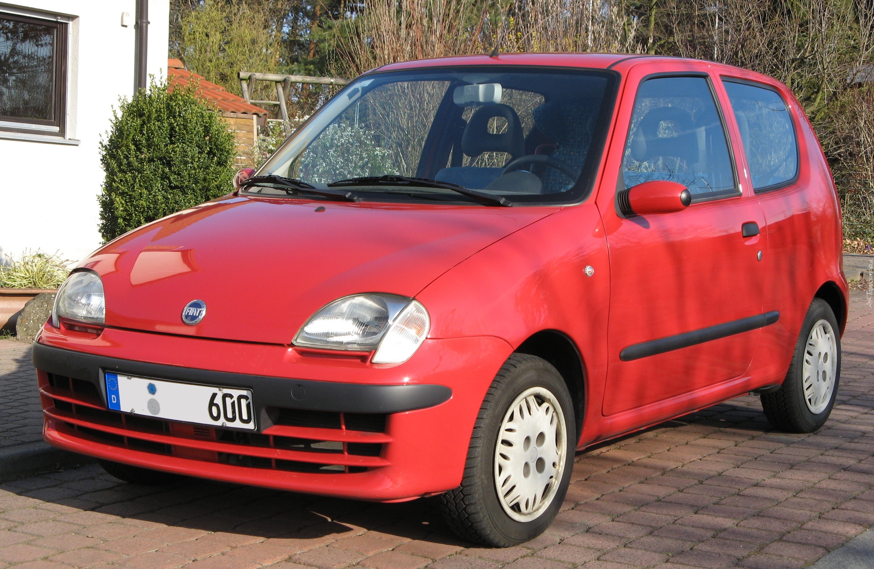 Fiat Seicento, Reflektory, Maska