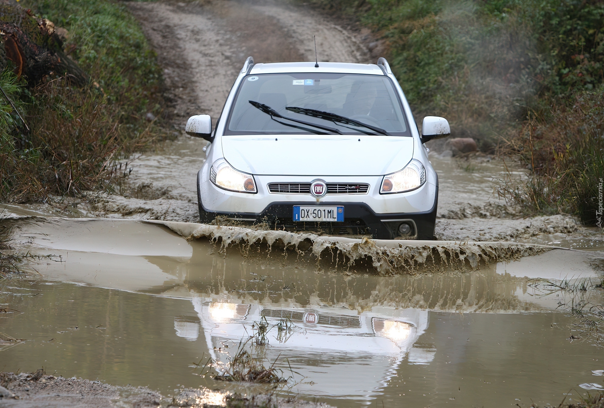 Fiat Sedici, Offroad, Przeprawa