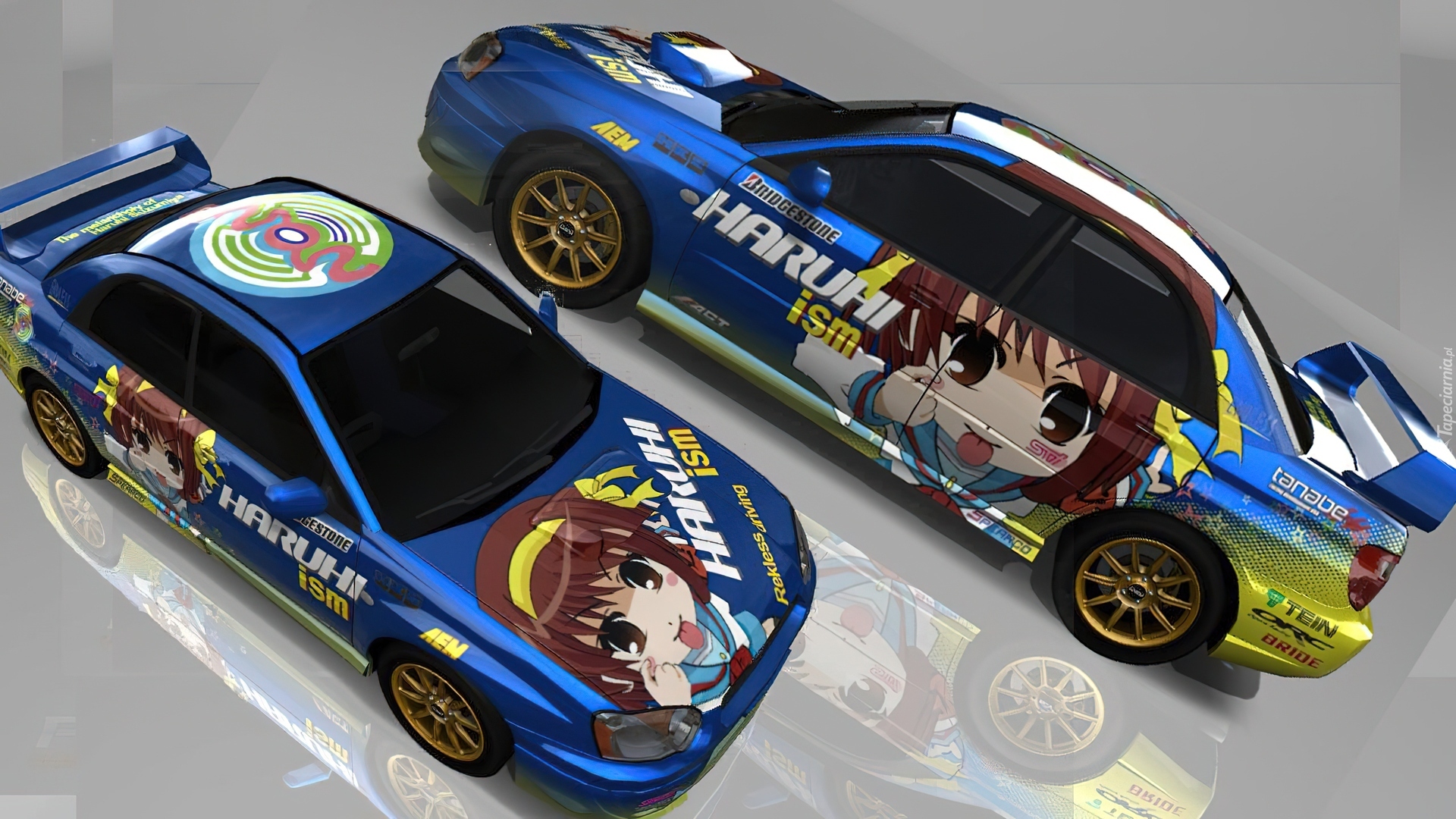 Subaru Impreza, Itasha, Anime