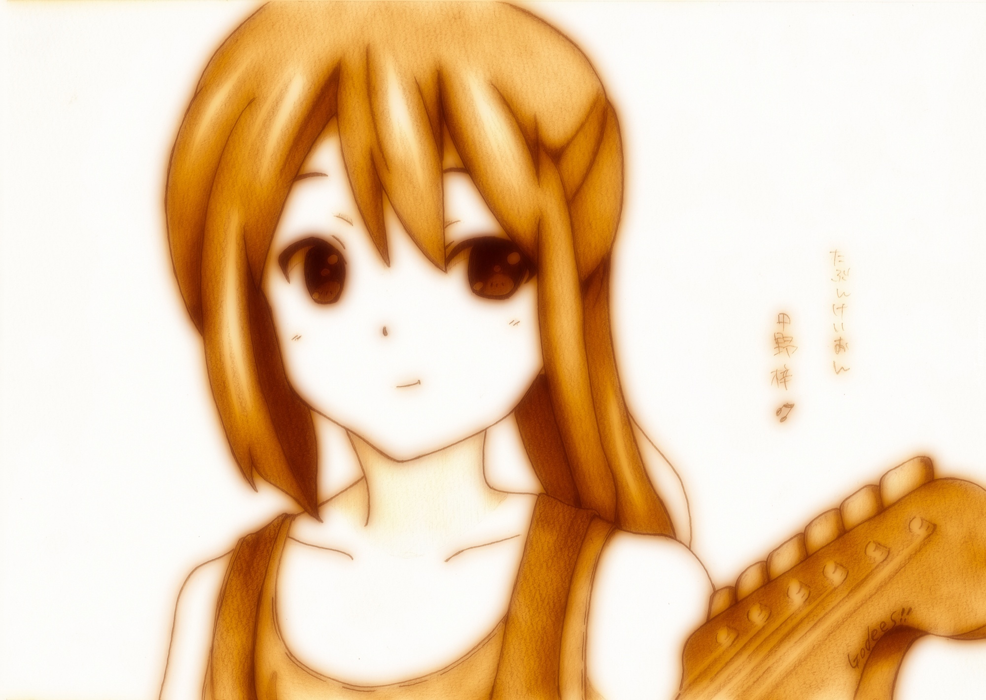 K-ON!, Japońskie, Literki, Gitara