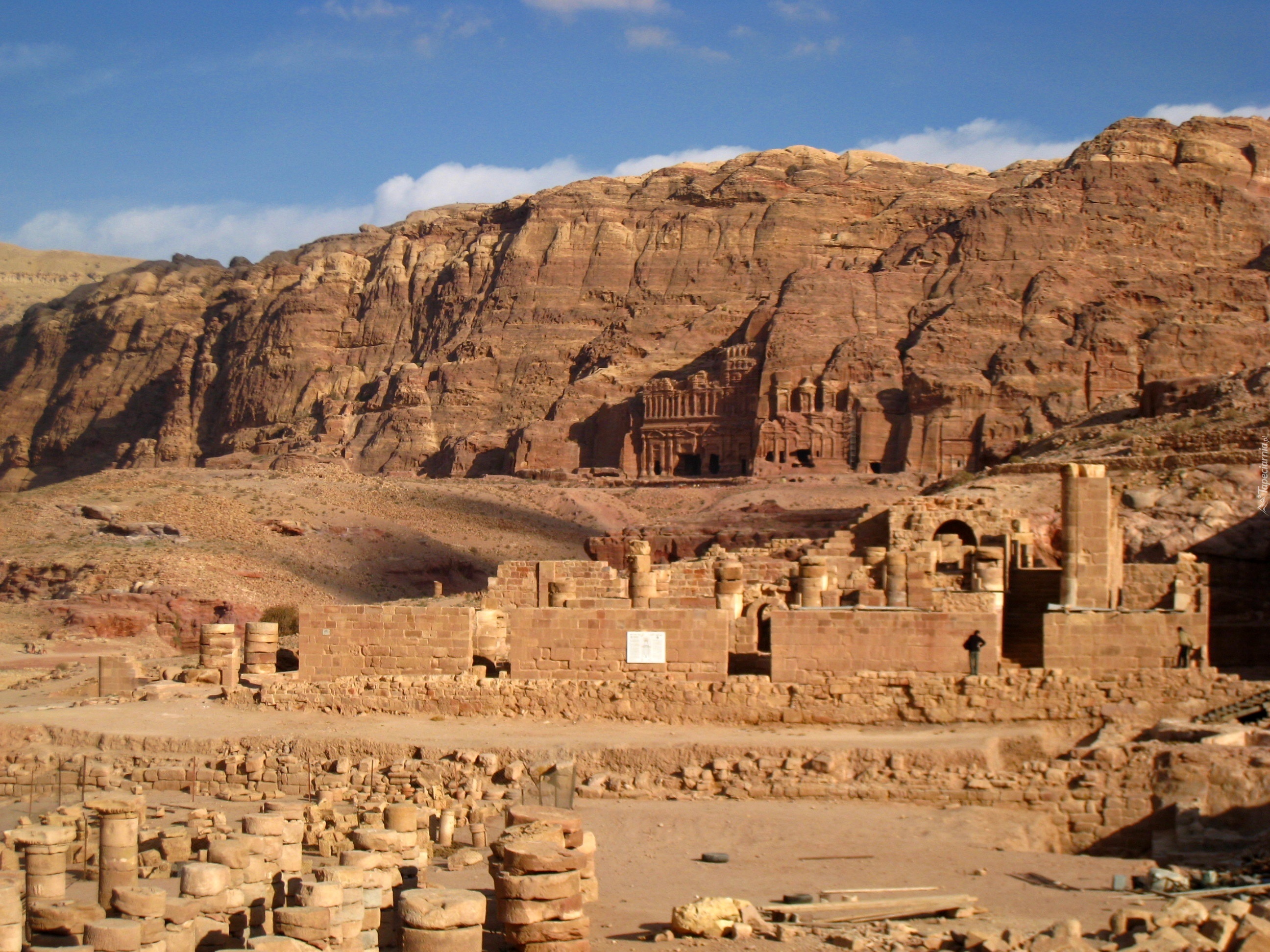 Grobowce królewskie, Ruiny, Petra, Jordania
