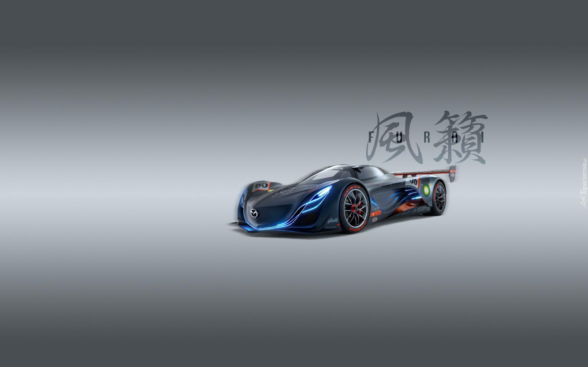 Mazda Furai, Ksenony, Szare, Tło