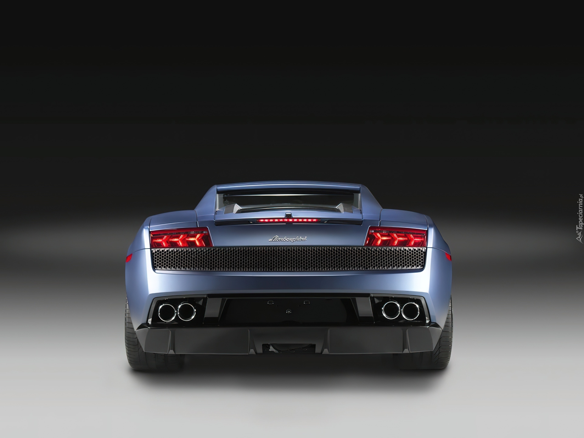 Tył, Lamborghini Gallardo, Cztery, Rury, Wydechowe