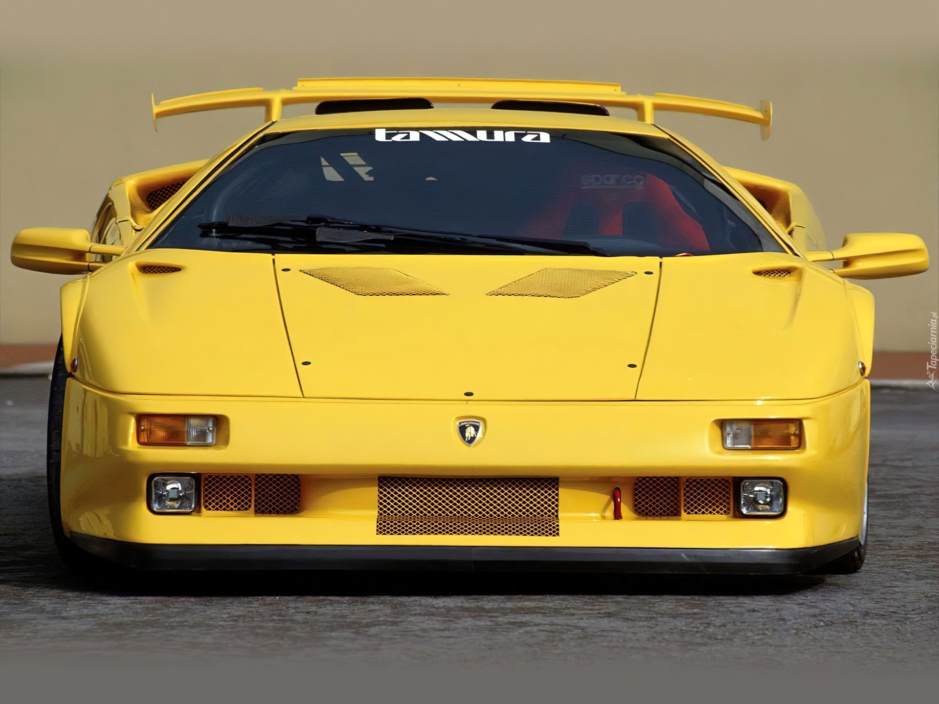 Przód, Lamborghini Diablo, Maska