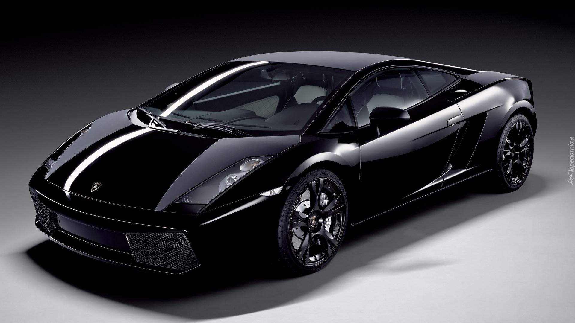 Czarne, Lamborghini Gallardo, Reflektory