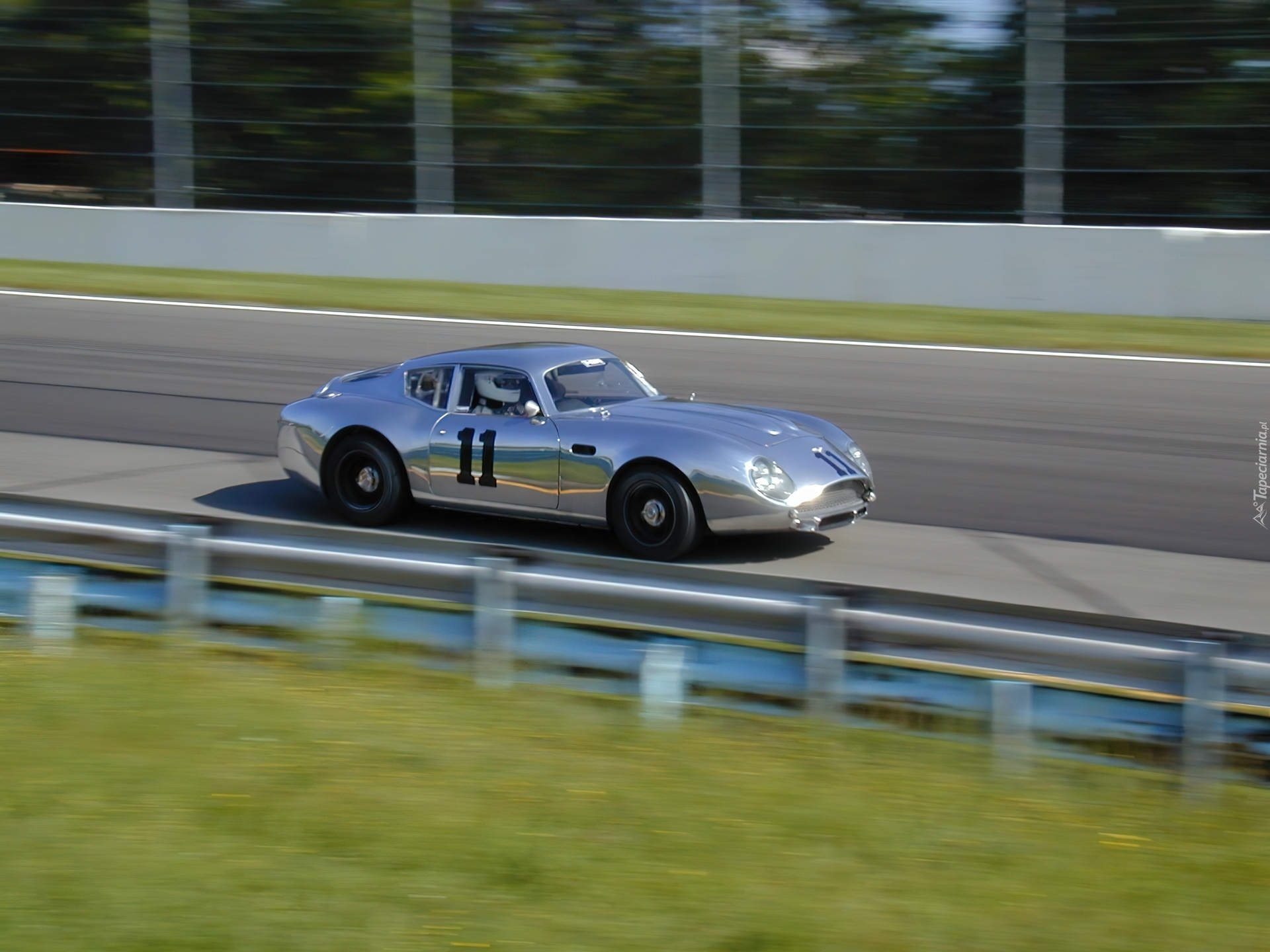 Aston Martin DB4, Klasyczny, Samochód, Tor