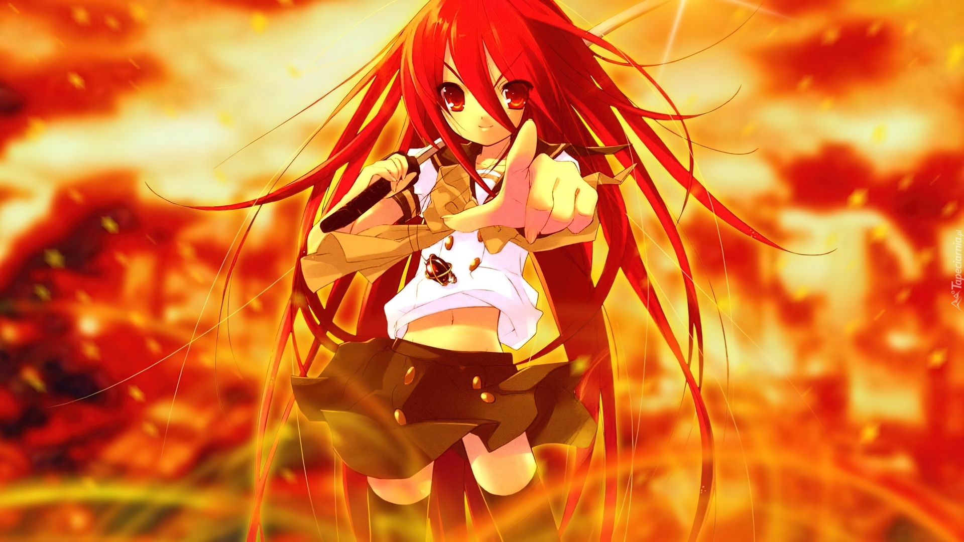 Shakugan No Shana, Ogień, Czerwone, Włosy