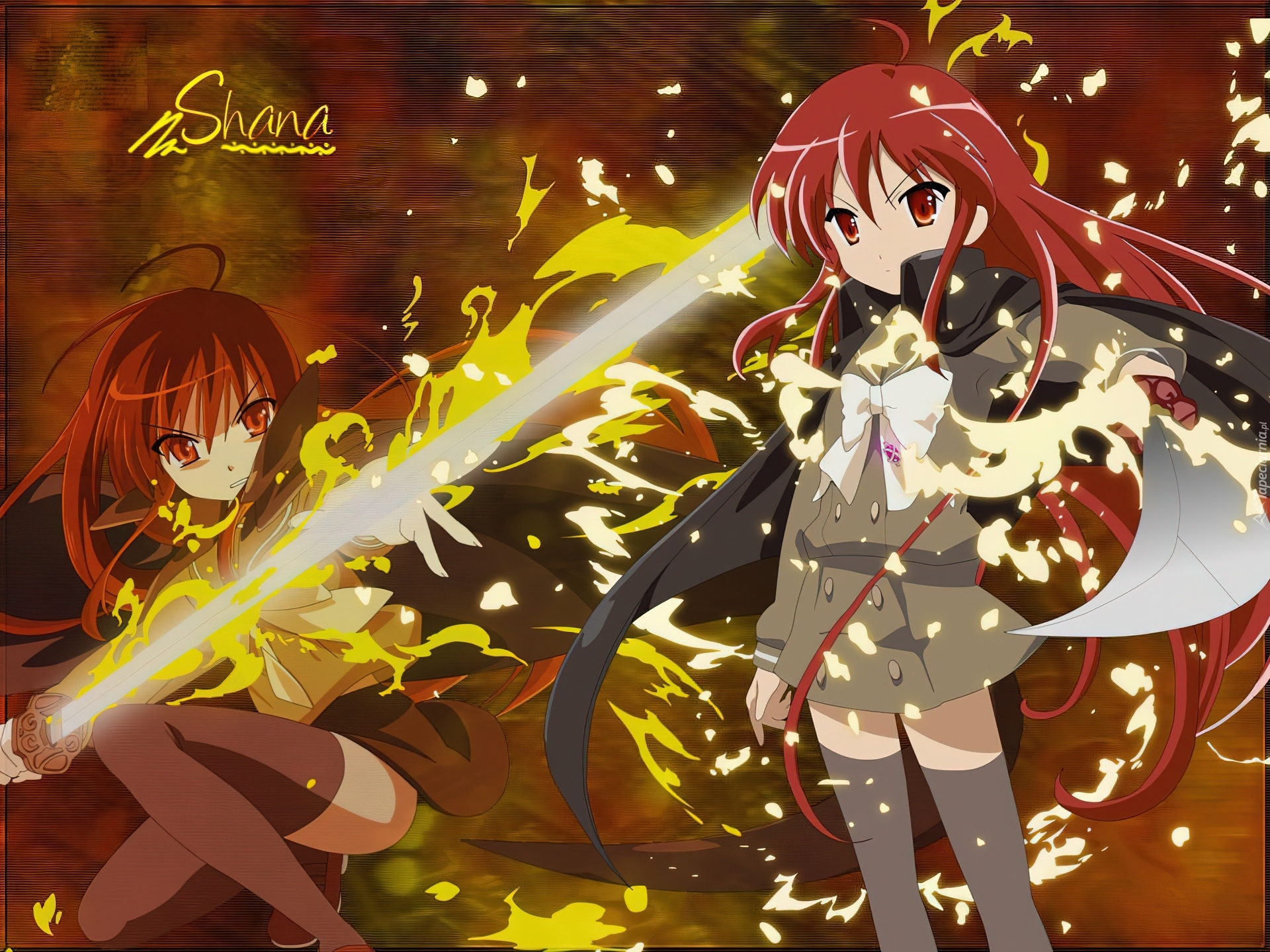 Shakugan No Shana, Miecz, Ogień