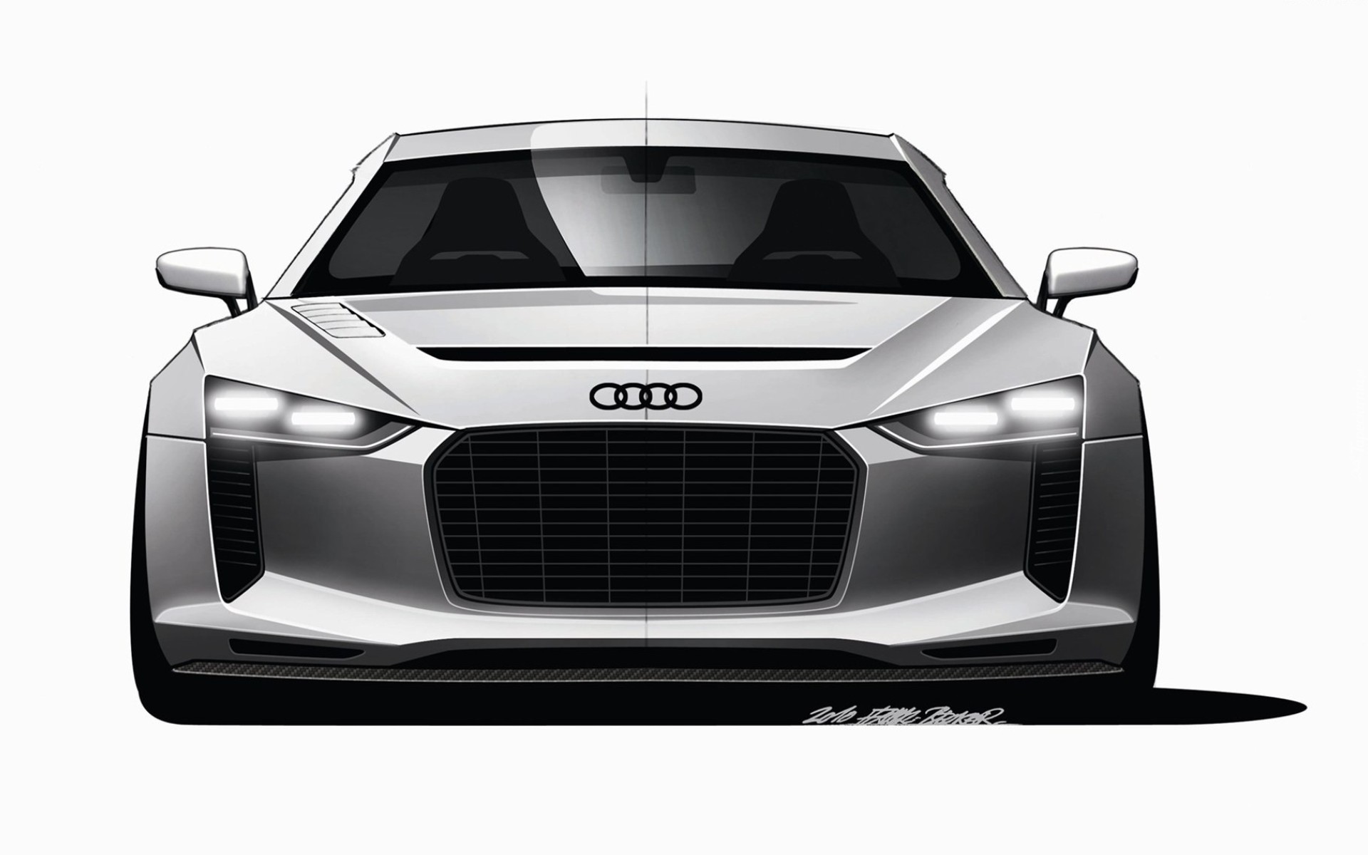 Przód, Audi Quattro, Projekt