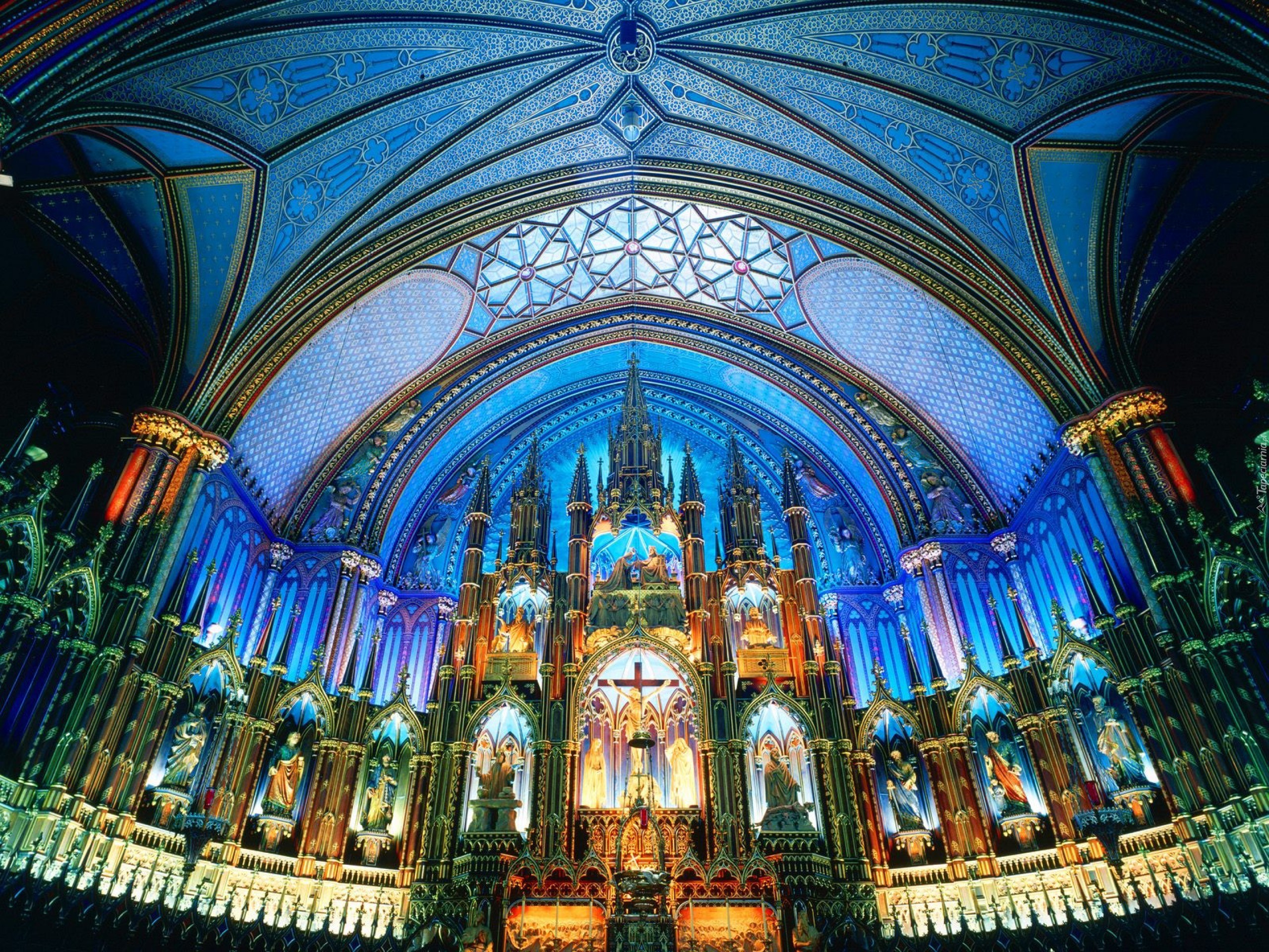 Bazylika, Notre, Dame, Montreal, Kanada