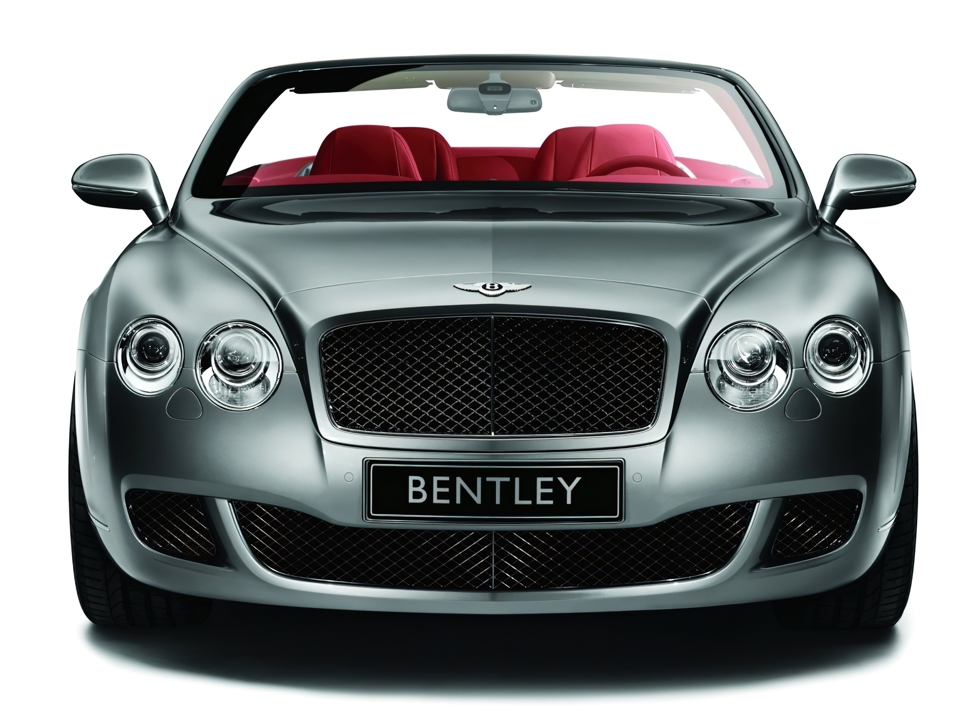 Przód, Bentley Continental GTC, Grill