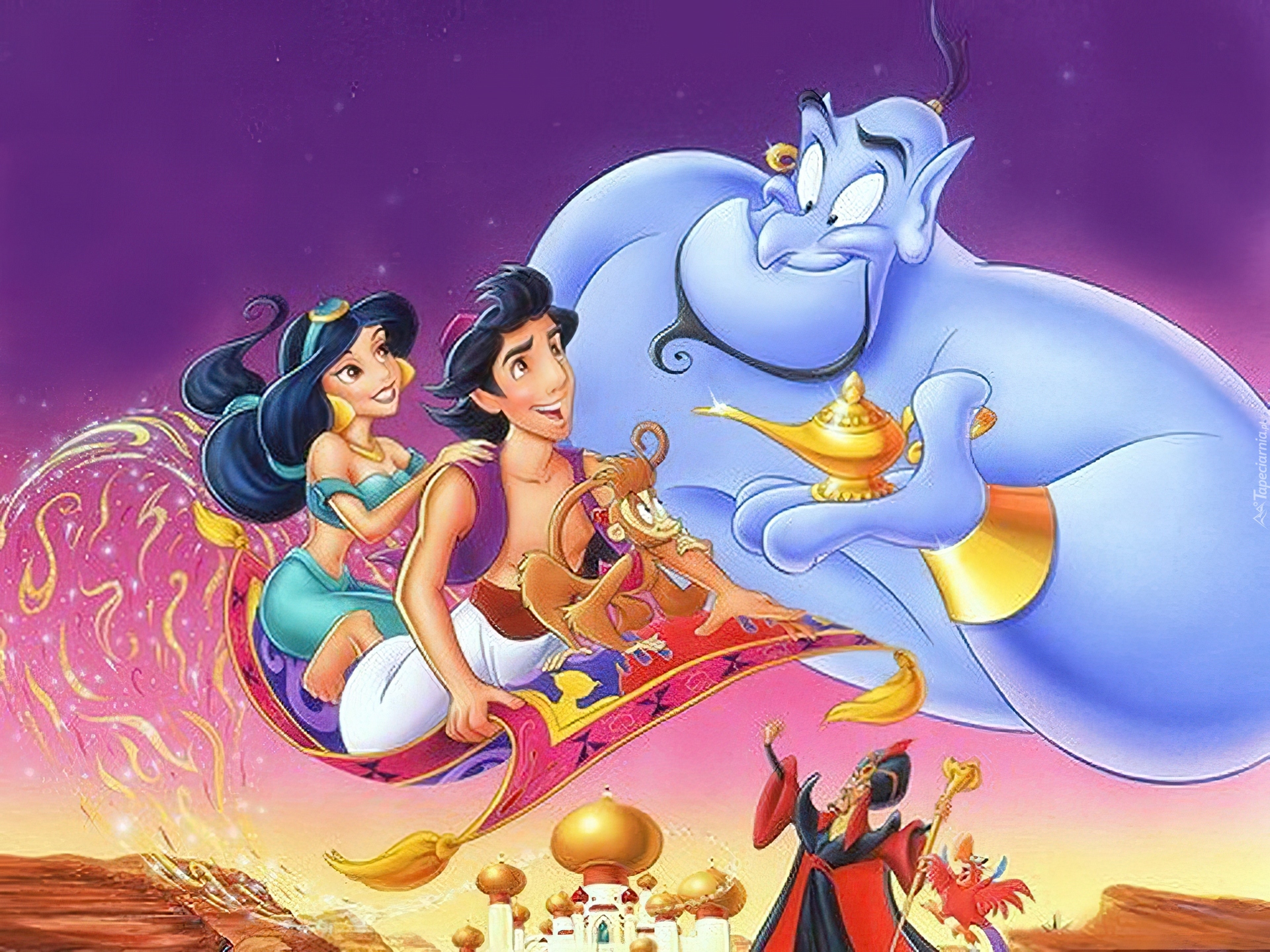 Aladdin, Aladyn, Latający, Dywan