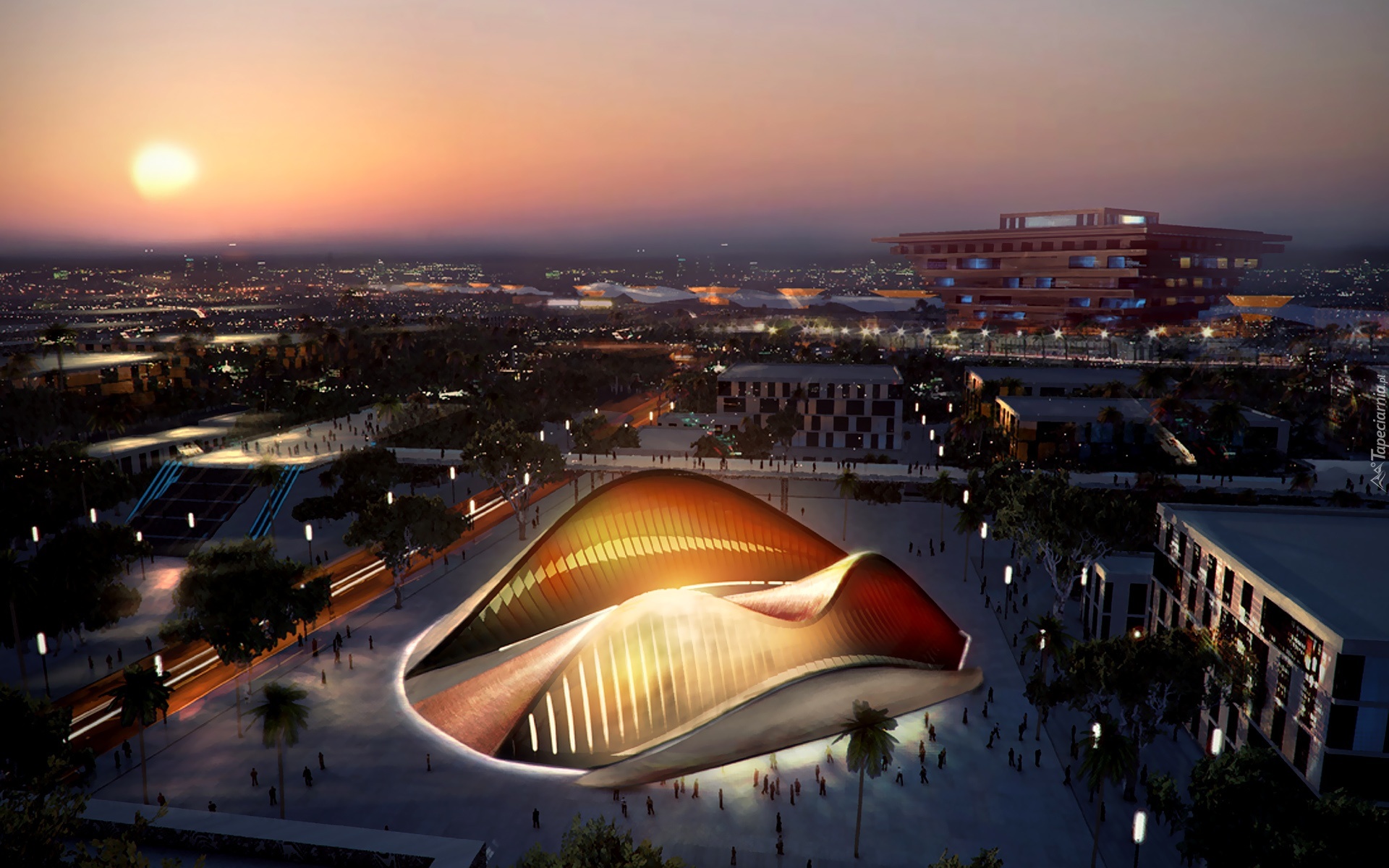 Szanghai, Expo-2010, Pawilon, Zjednoczonych, Emiratów, Arabskich