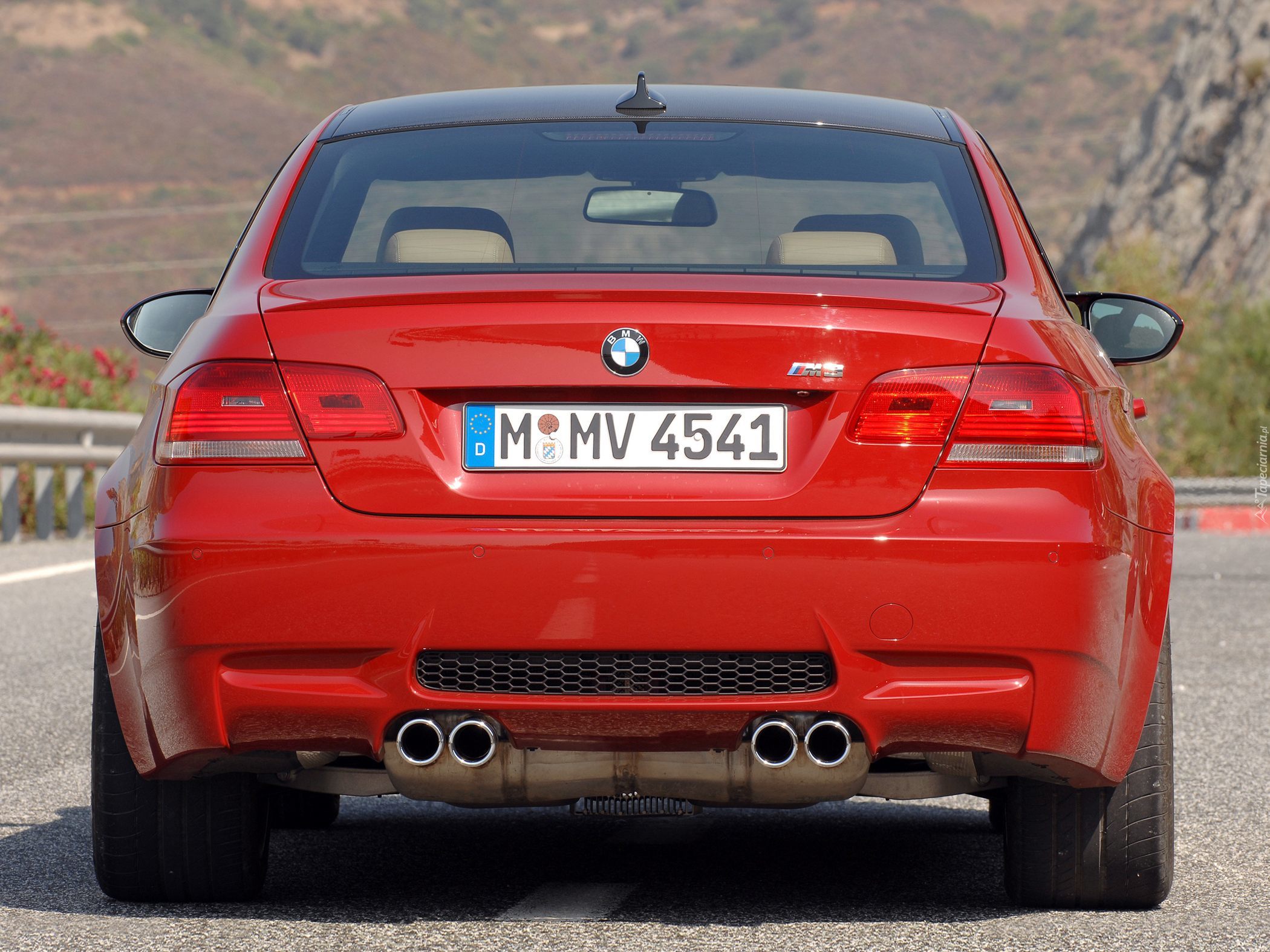 Tył, BMW M3, Coupe