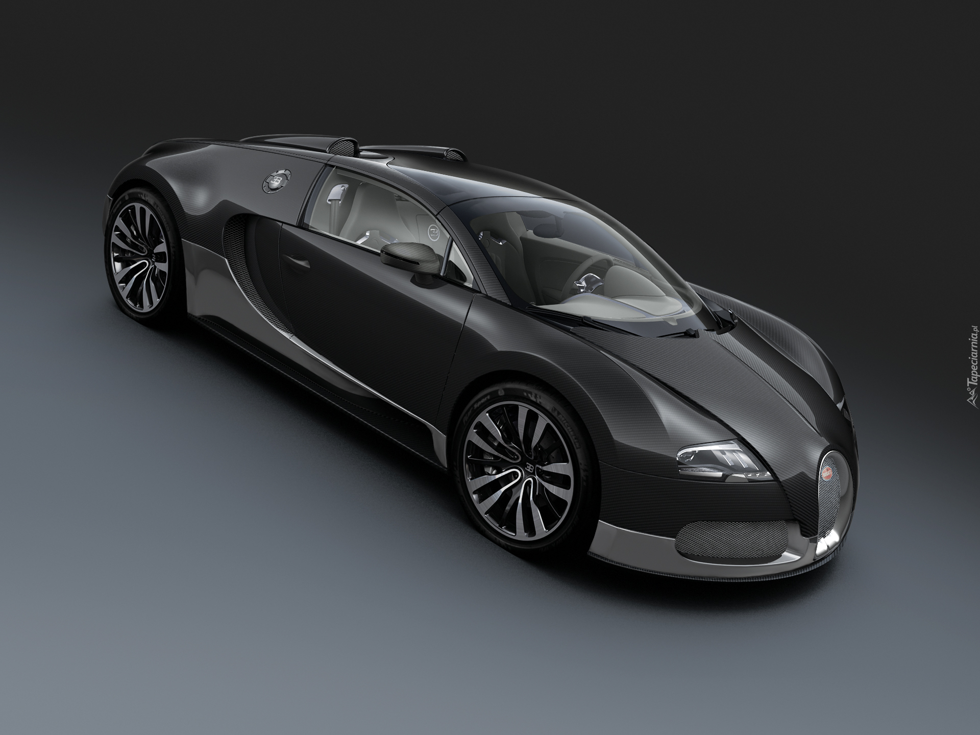 Czarny, Bugatti Veyron