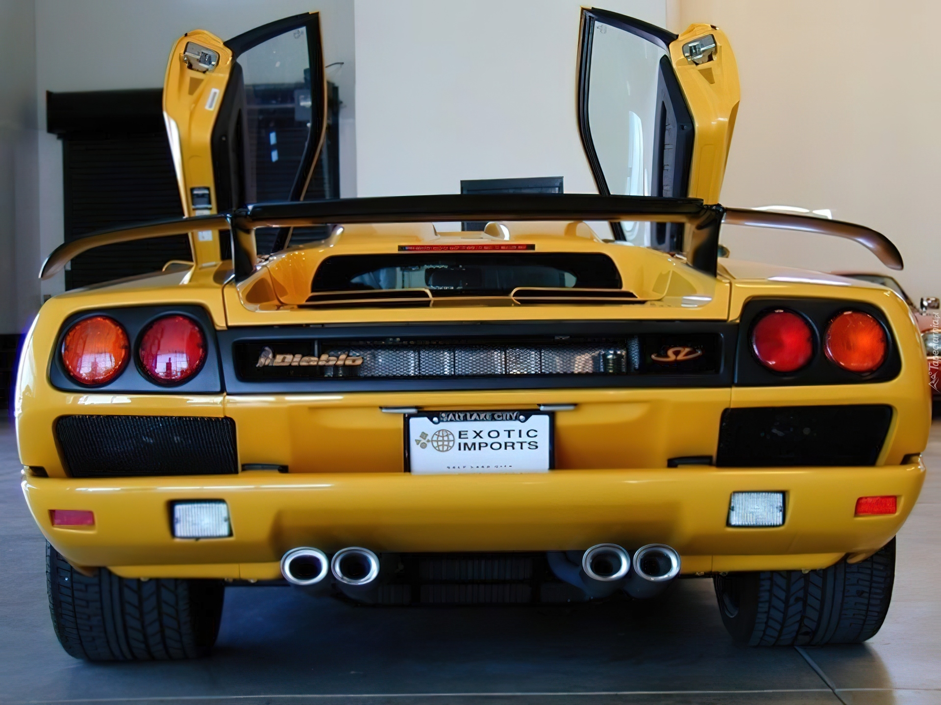 Tył, Lamborghini Diablo SV