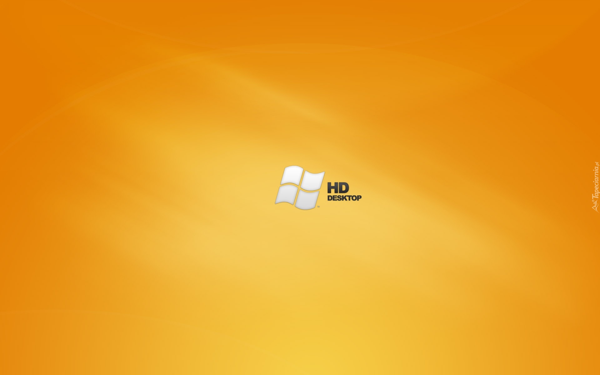 Pomarańczowa, Tapeta, Z, Logo, Windowsa
