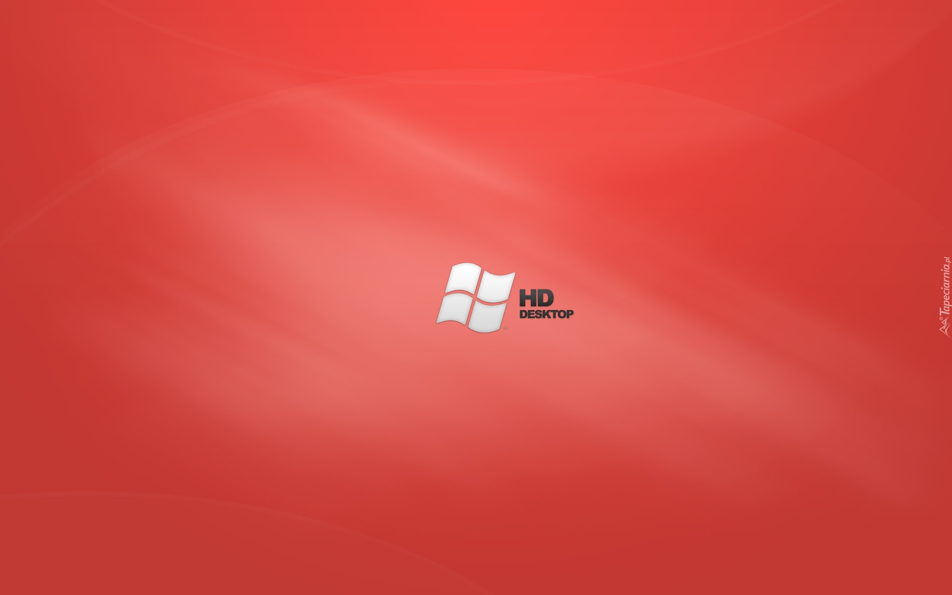Czerwona, Tapeta, Logo, Windows