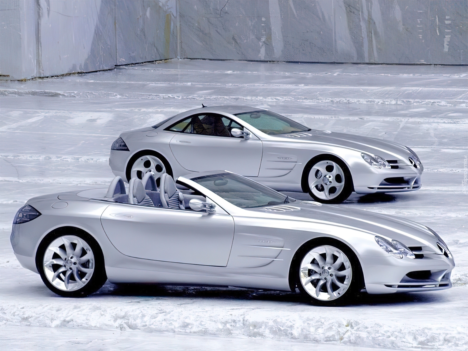 Mercedes SLR, Otwarty, Sztywny, Dach