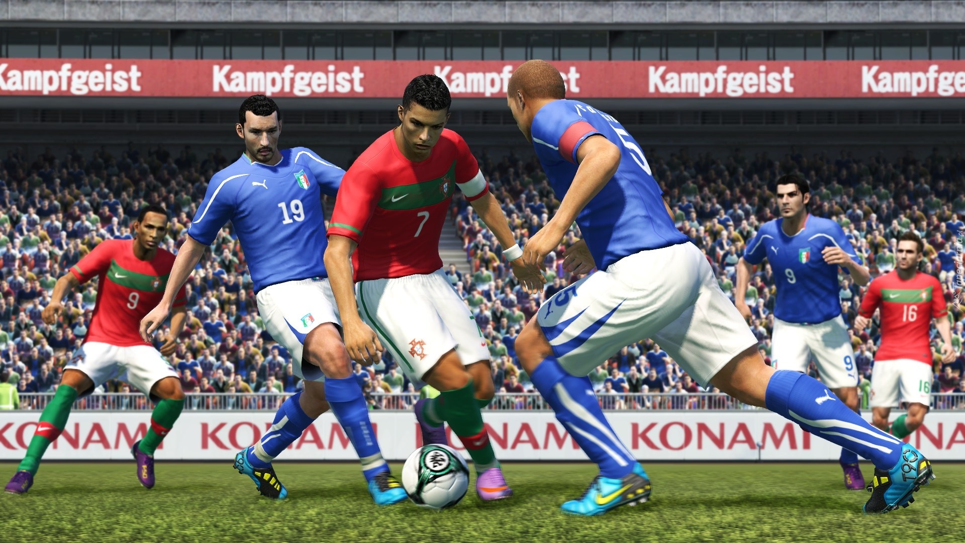 PES 2011, Screen