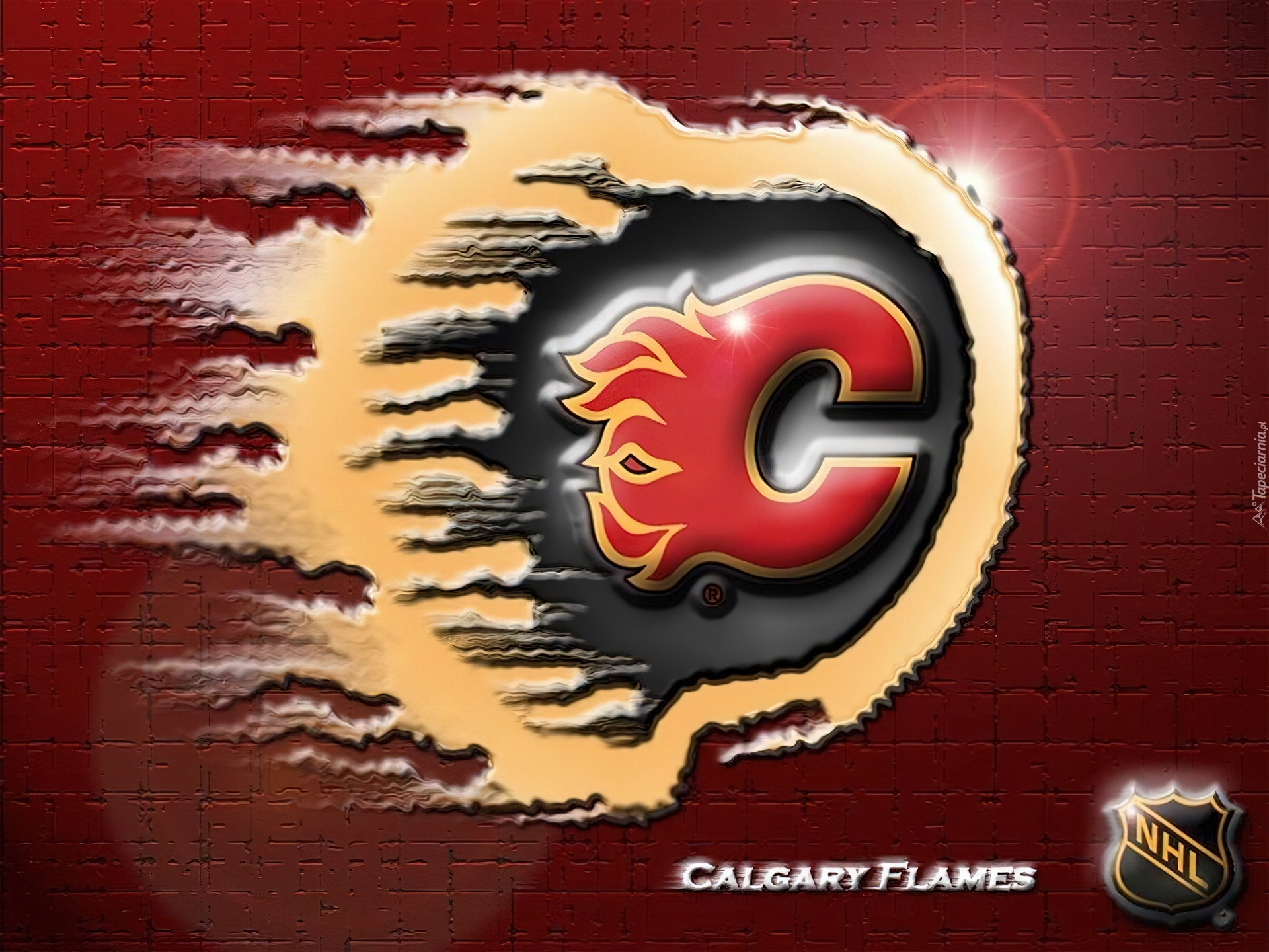 Logo, Drużyny, NHL, Calgary Flames