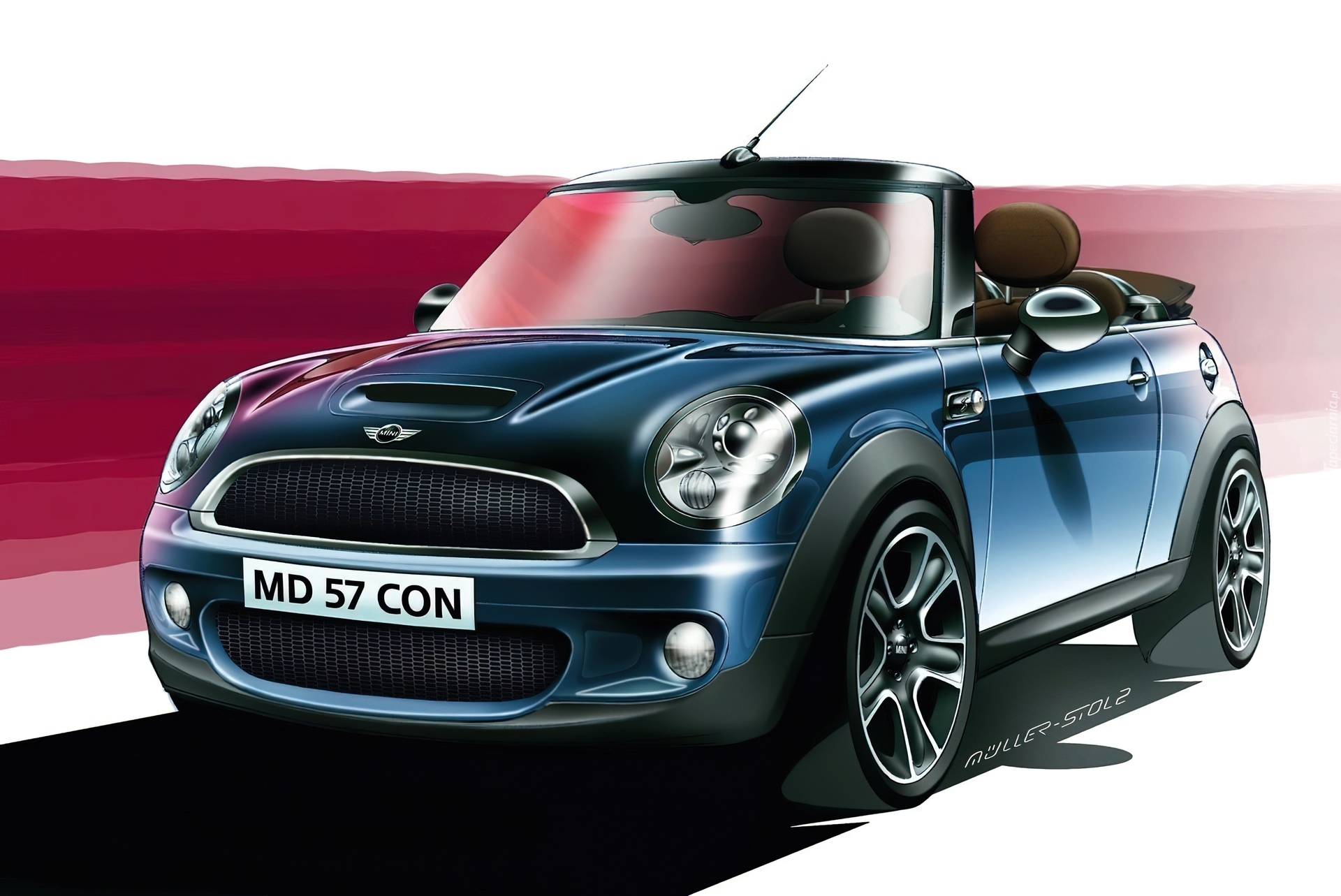 Mini Cabrio, Prototyp, Grafika