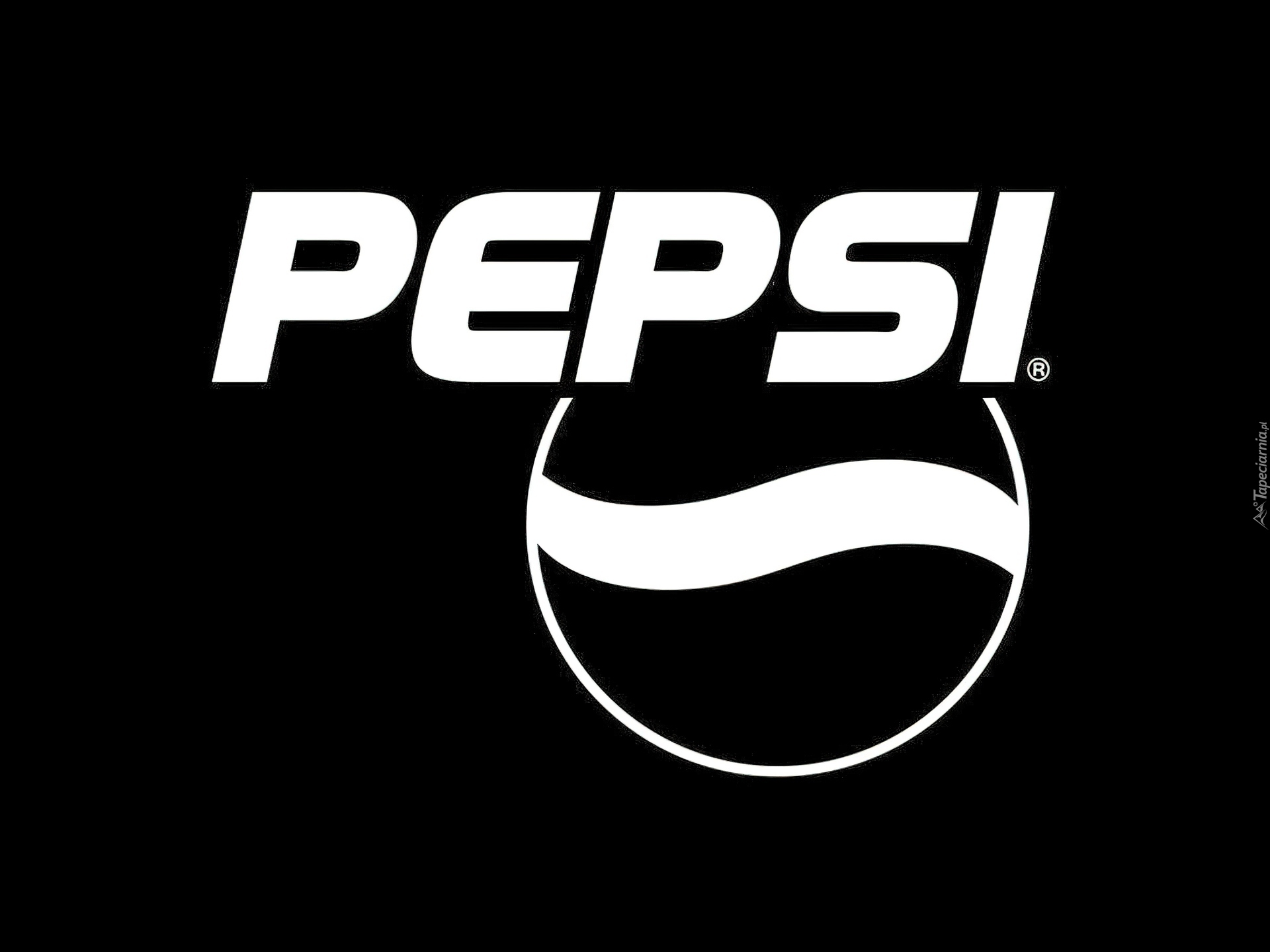 Logo, Pepsi, Czarne, Tło