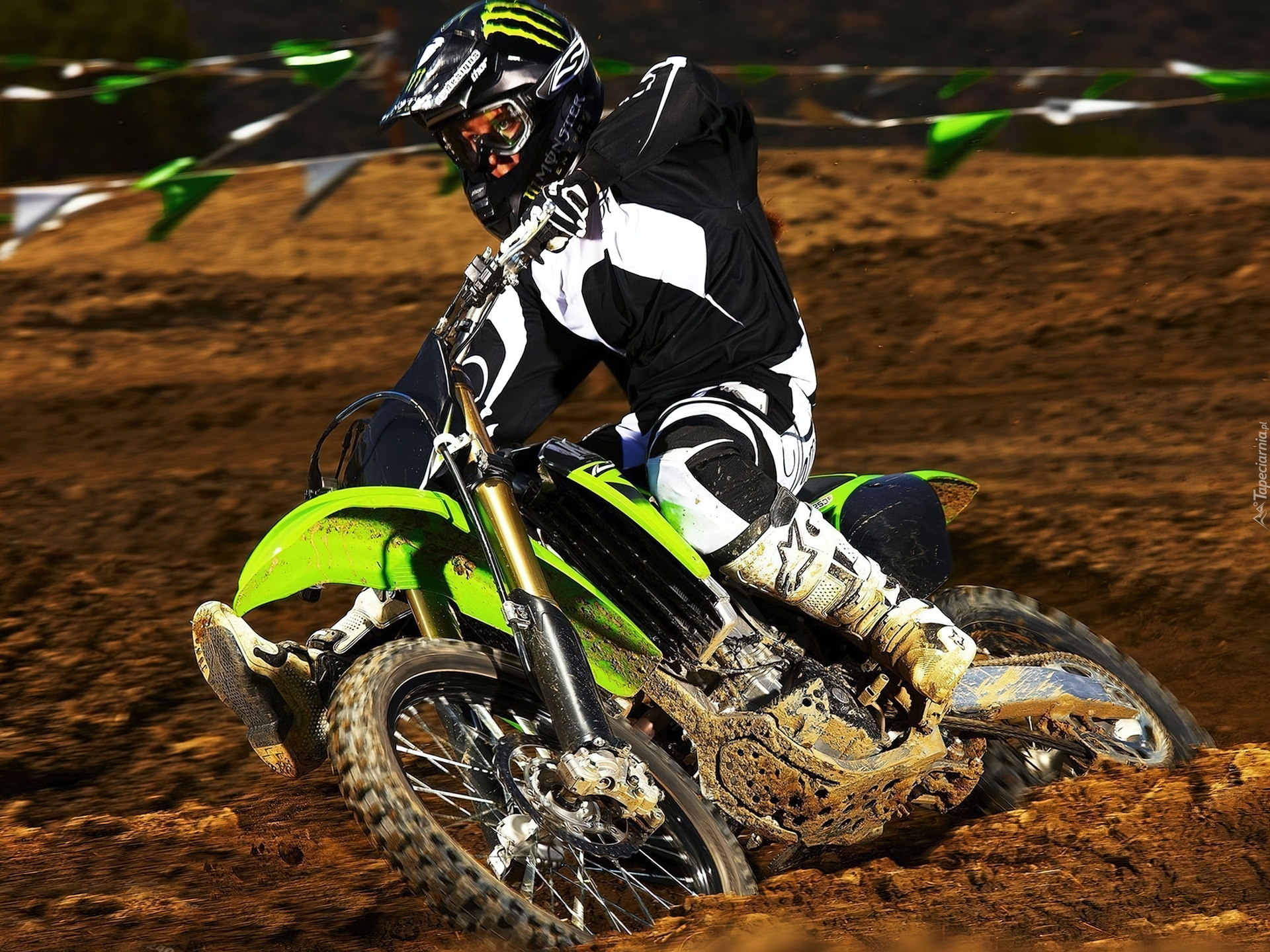 Cross, Kawasaki KX250F, Błoto