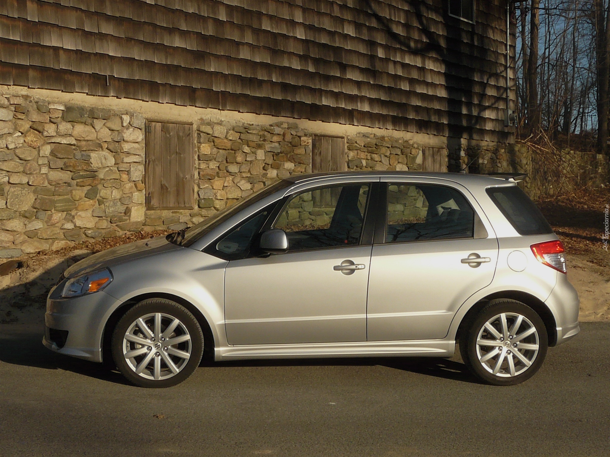 Srebrne, Suzuki SX4, Hatchback