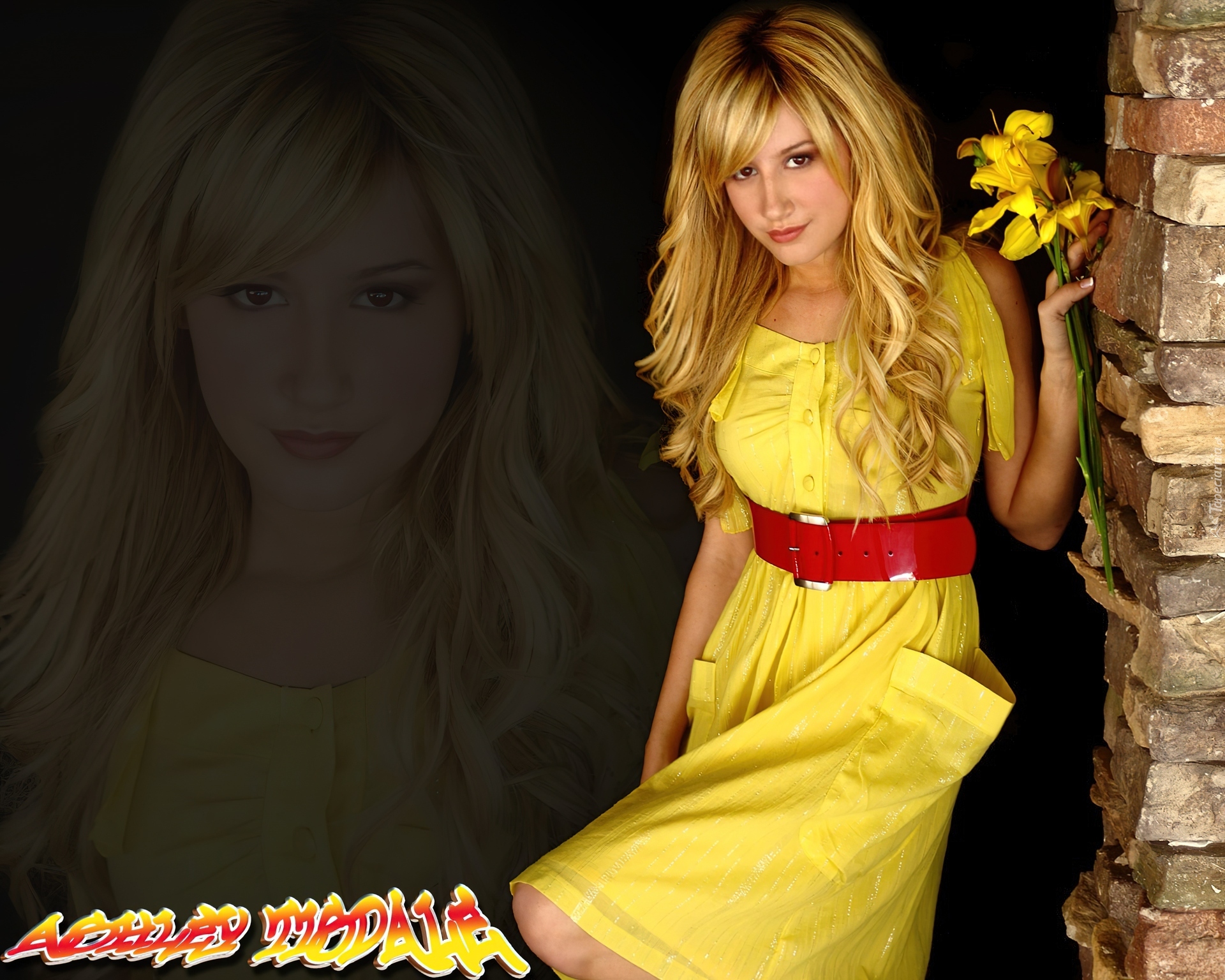 Ashley Tisdale, Żółta, Sukieneczka