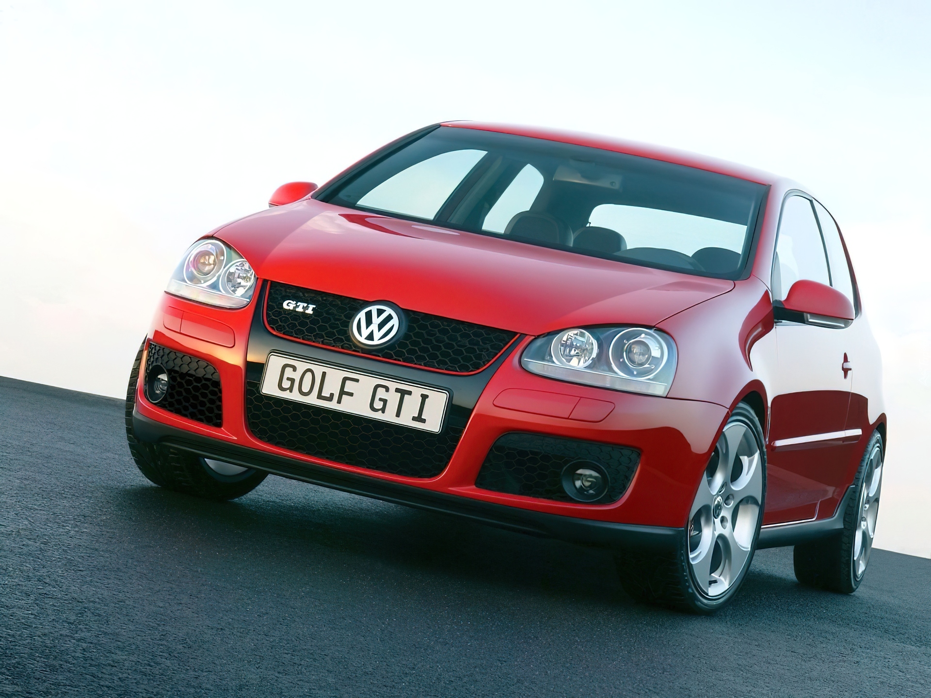 Volkswagen Golf 5, GTI, Czerwony