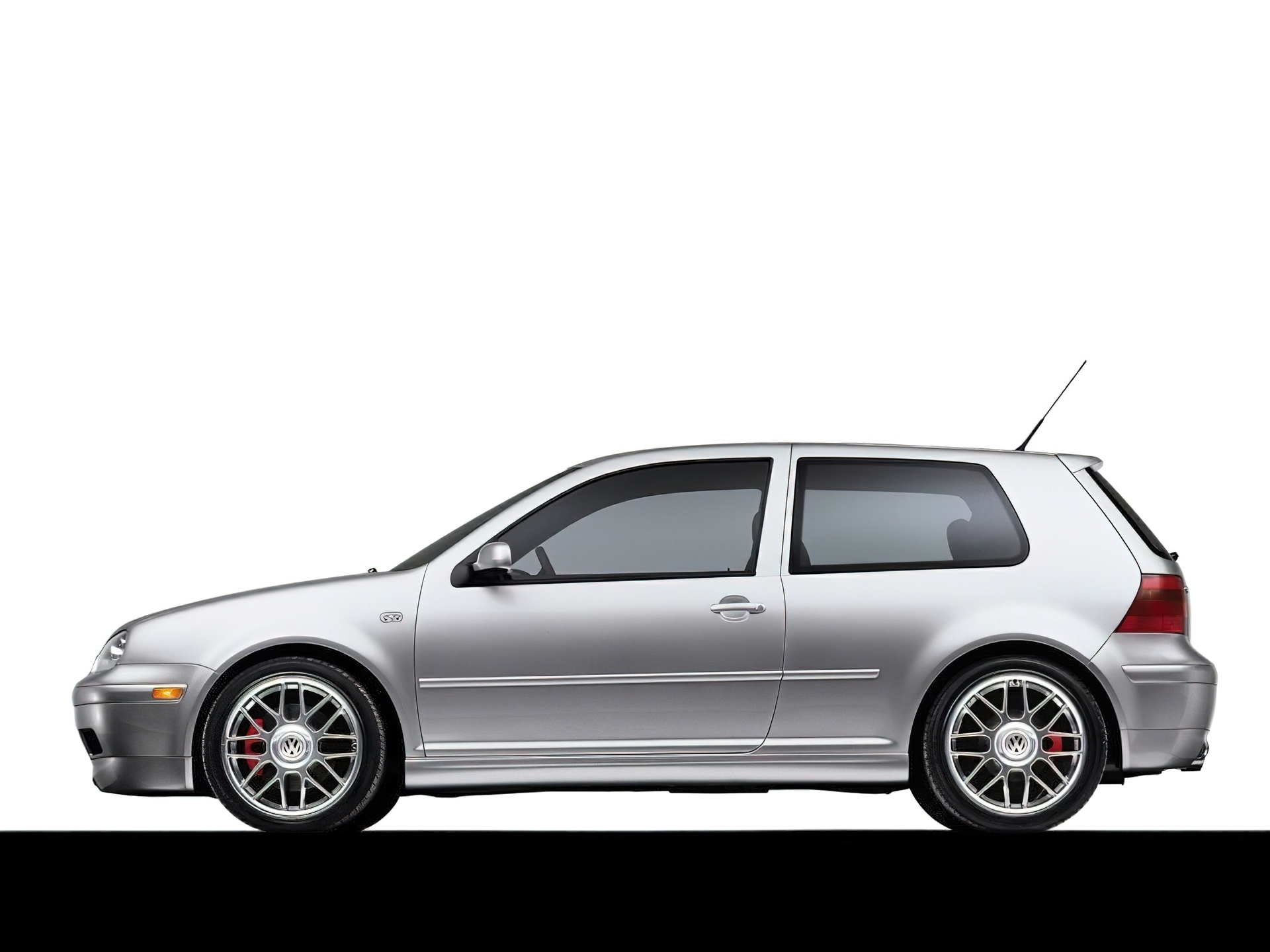 Volkswagen Golf 4, Srebrny, Alufelgi