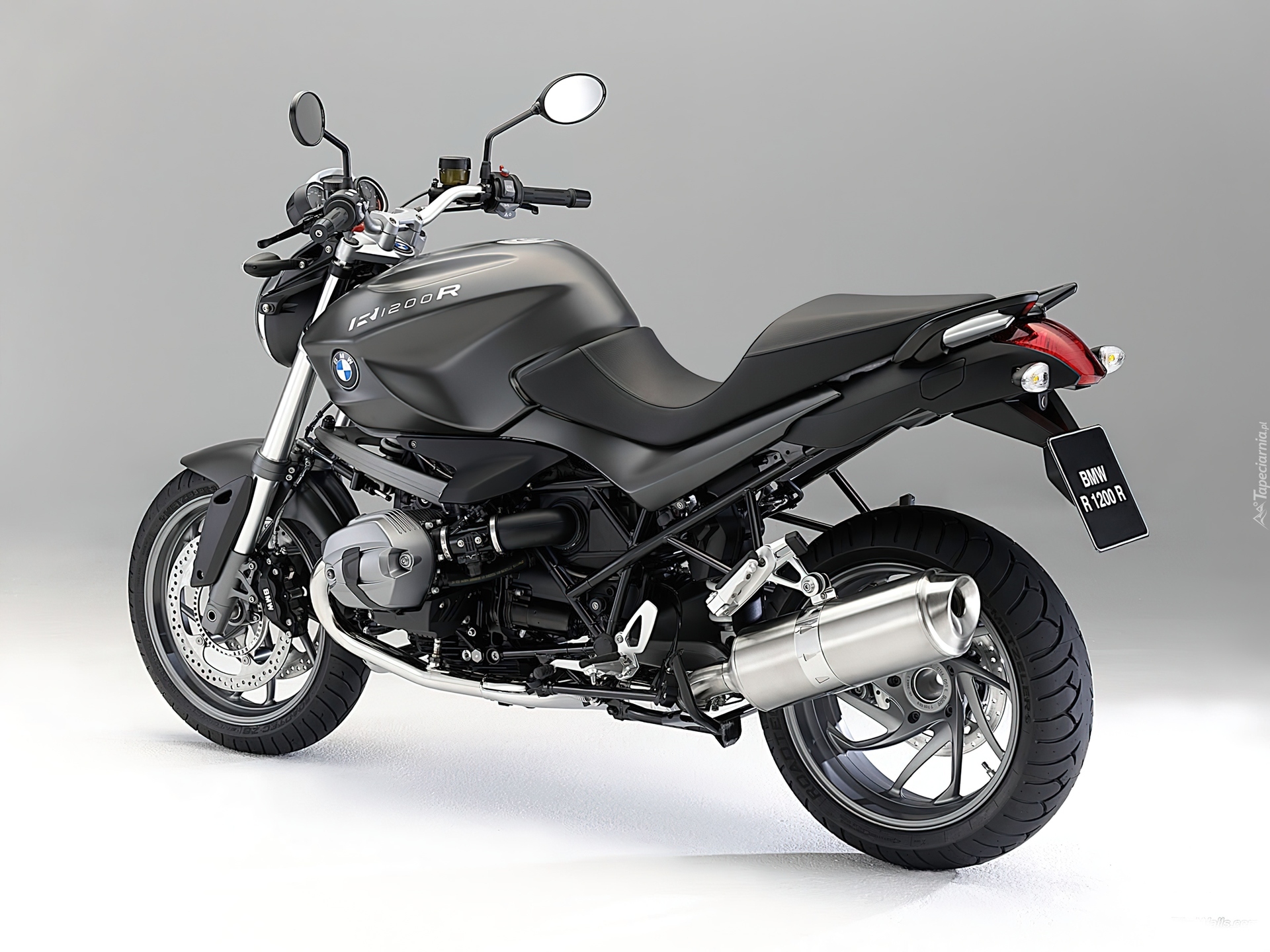 Czarne, BMW R1200R, Rura, Wydechowa