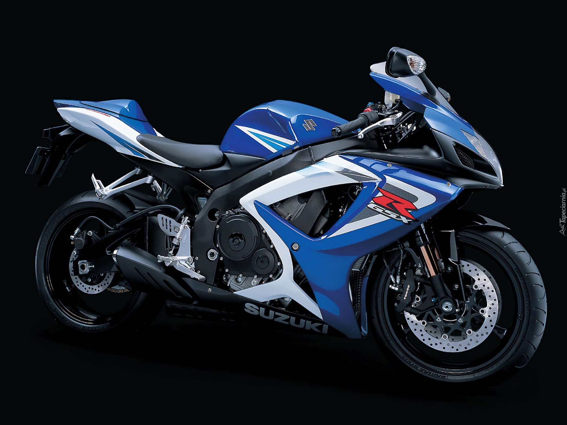 Suzuki GSX-R750, Niebieskie, Malowanie