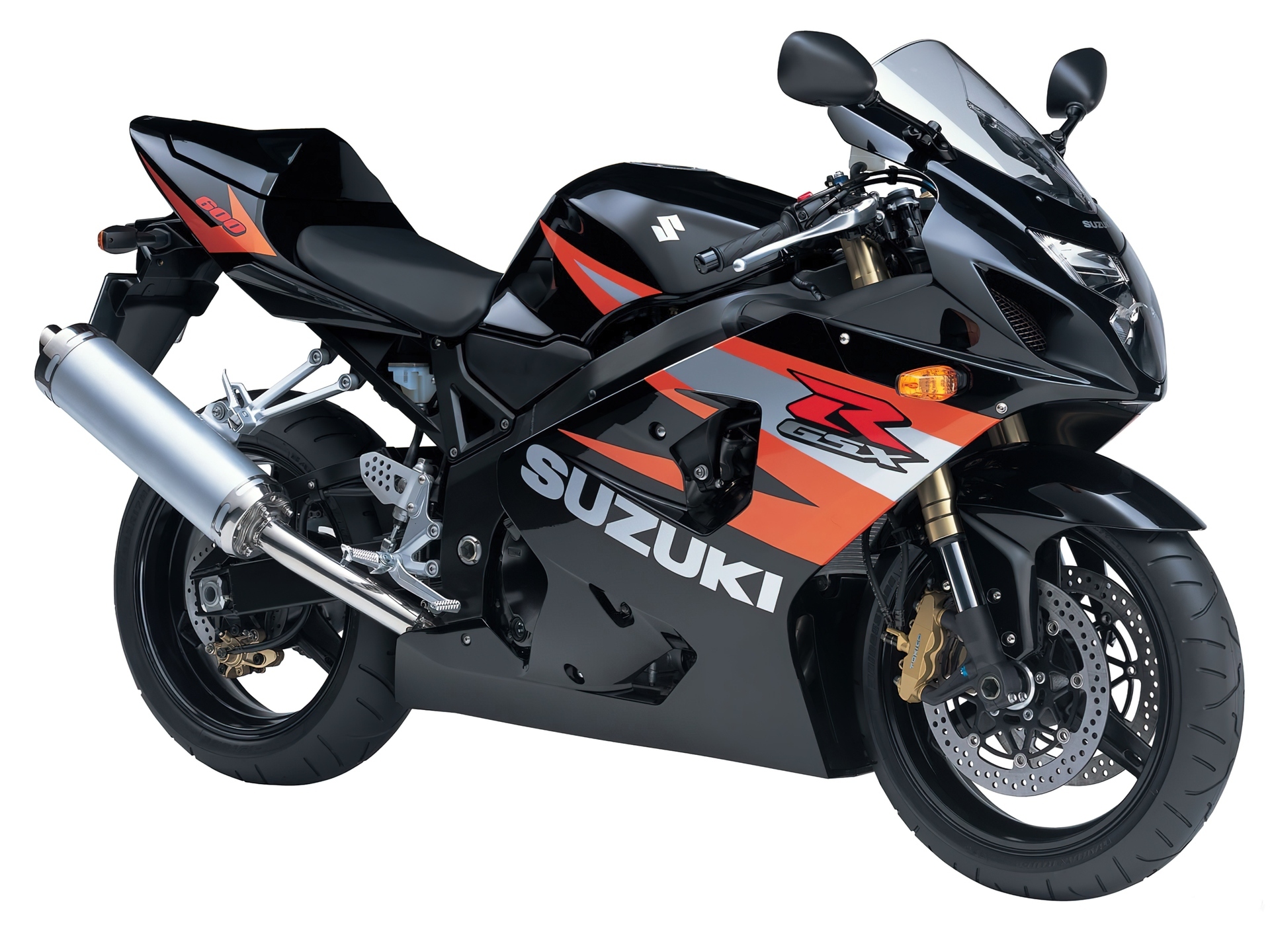 Suzuki GSX-R600, Opony, Kierownica