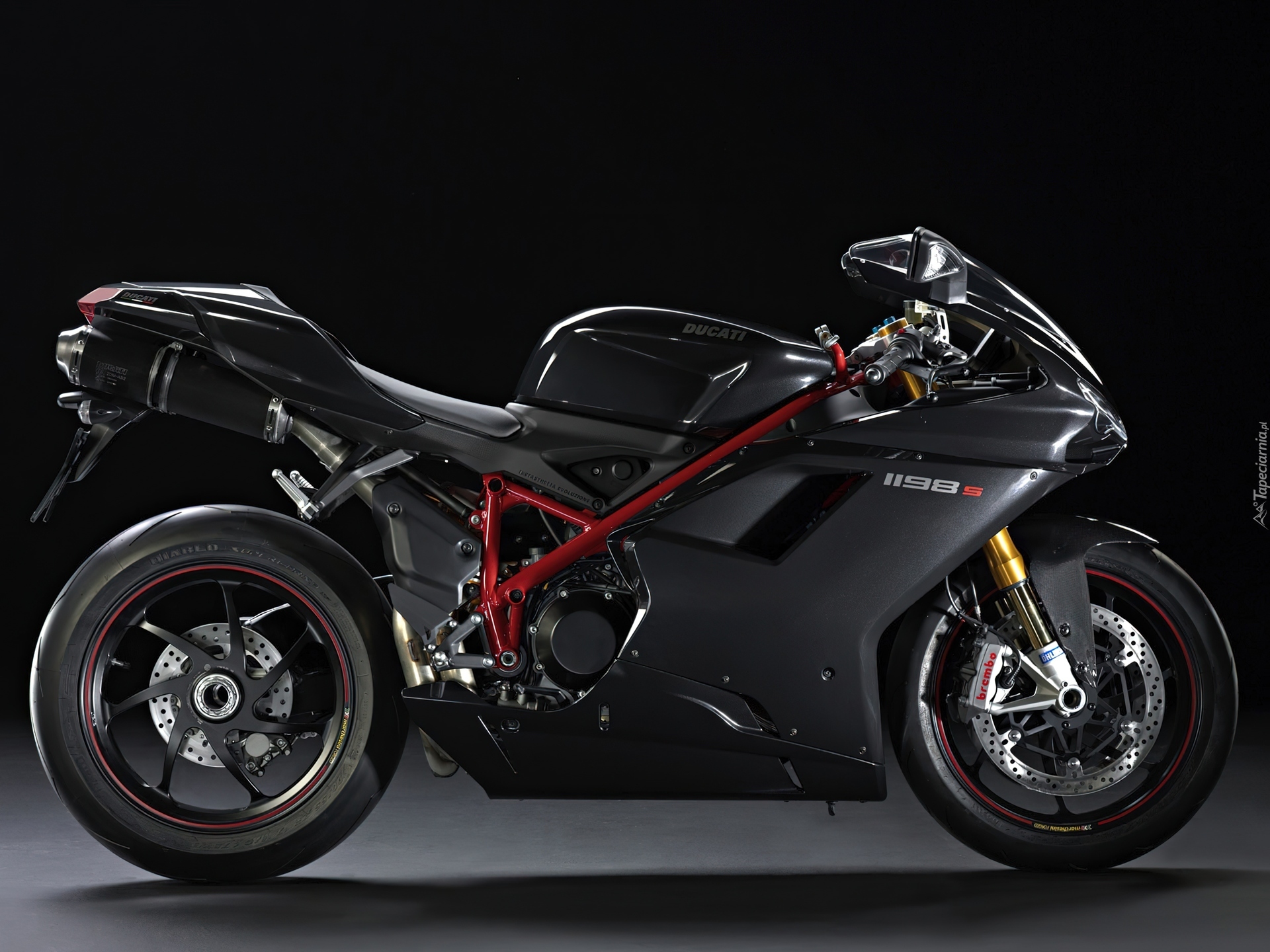 Motocykl, Sportowy, Ducati 1198S