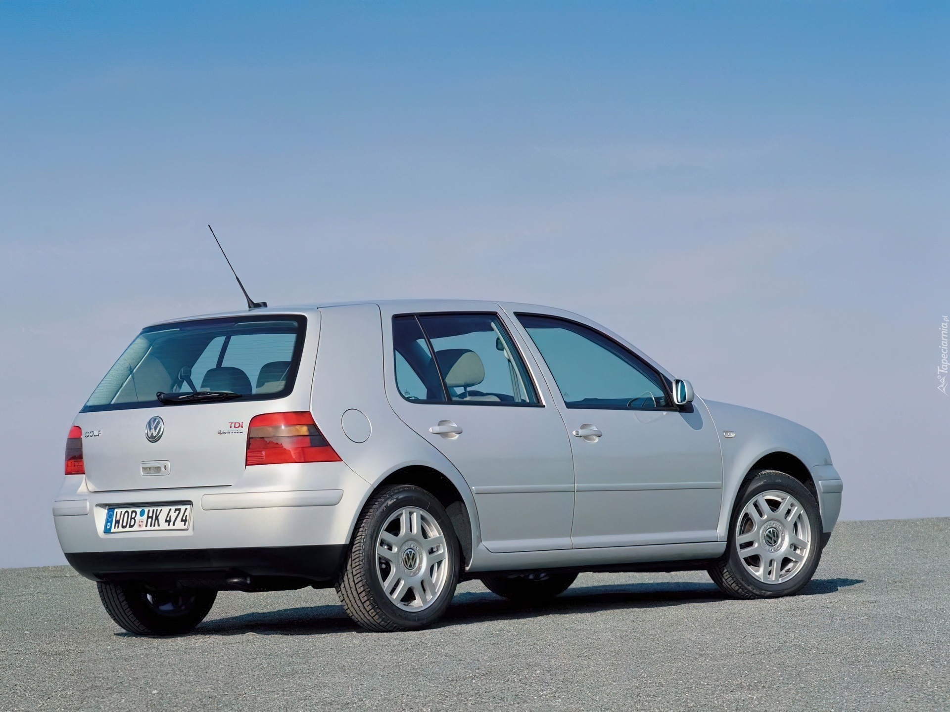 Golf 4, TDI, Srebrny