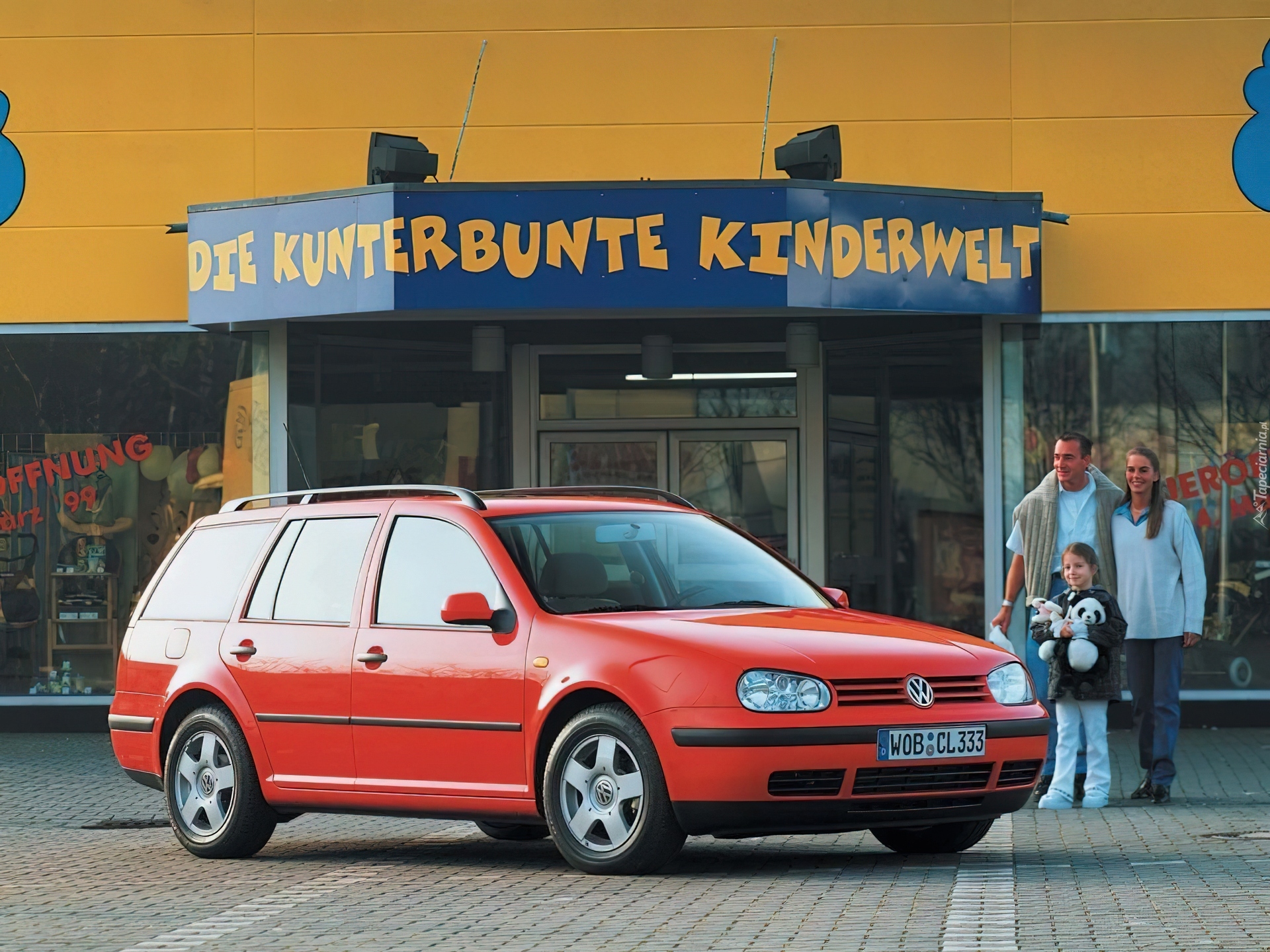 Golf 4, Kombi, Czerwony