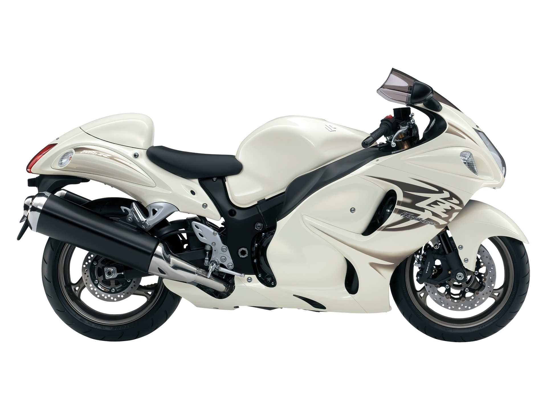 Biała, Suzuki GSX 1300R Hayabusa, Tłumik