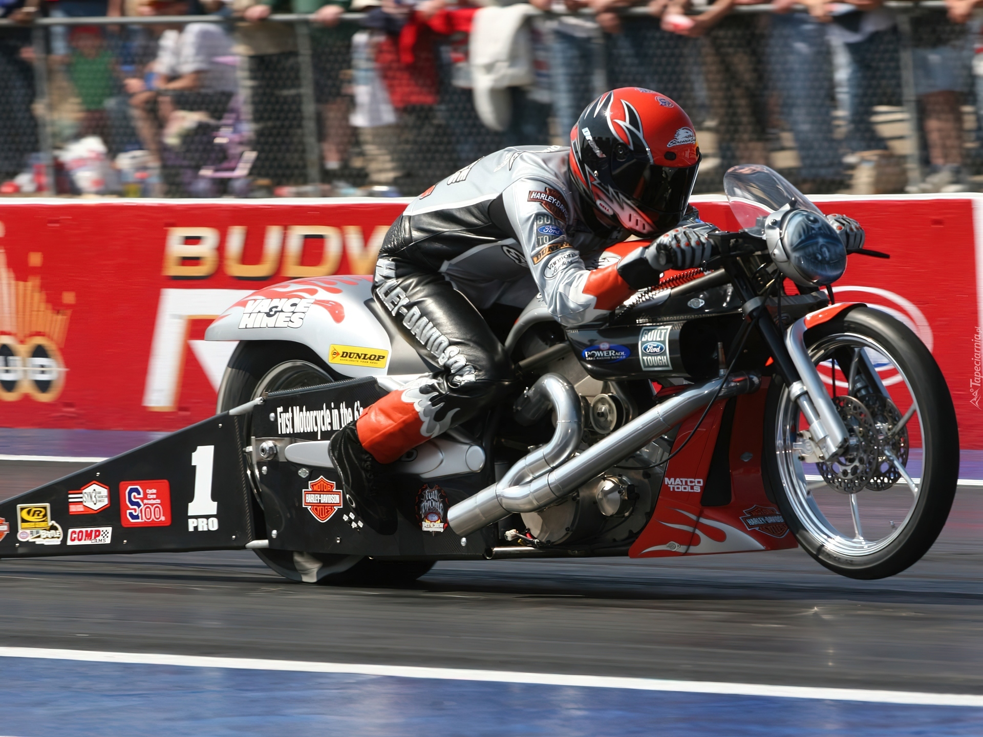 Harley Davidson V-Rod Muscle Drag, Wyścig