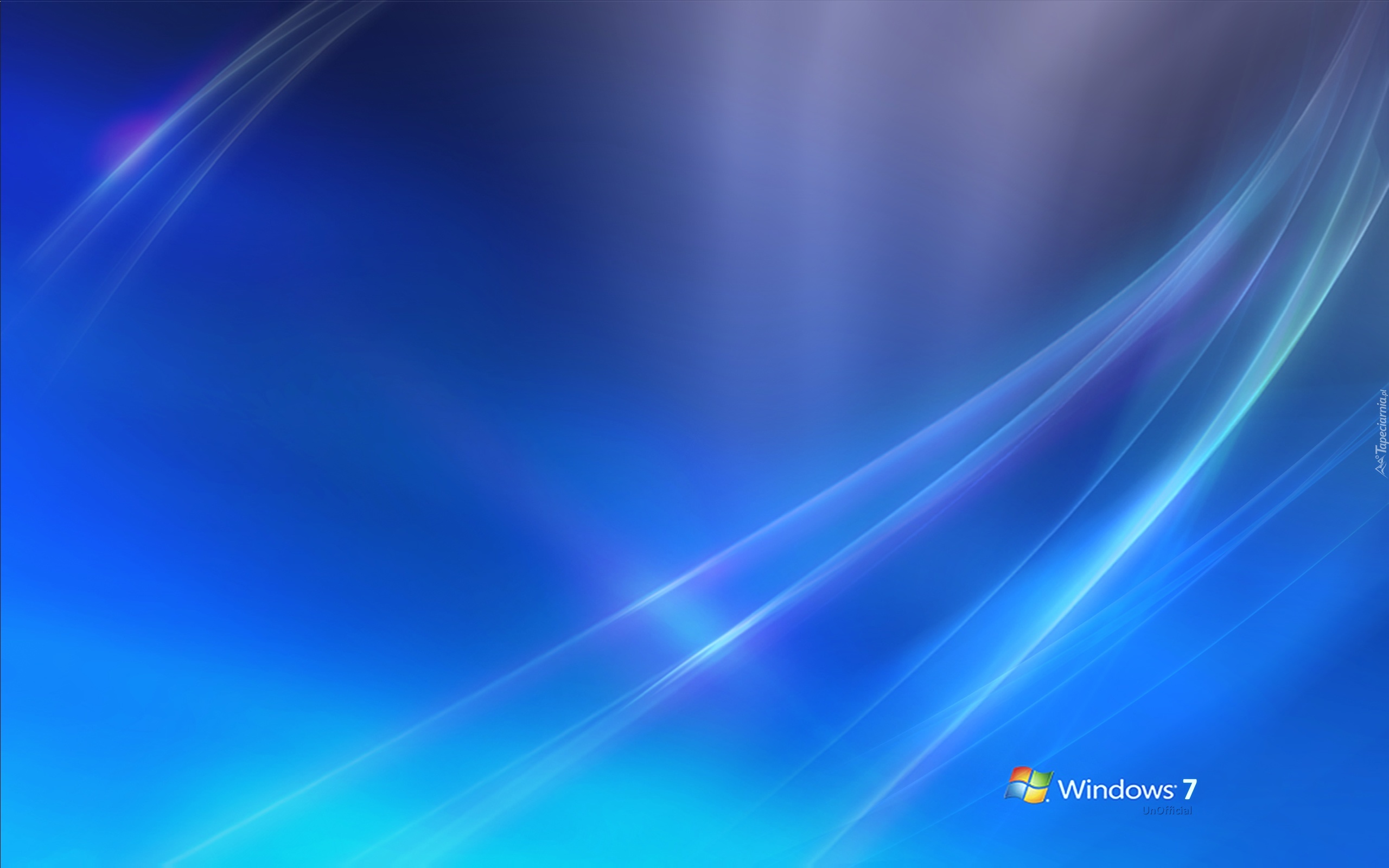 Niebieskie, Tło, Windows 7