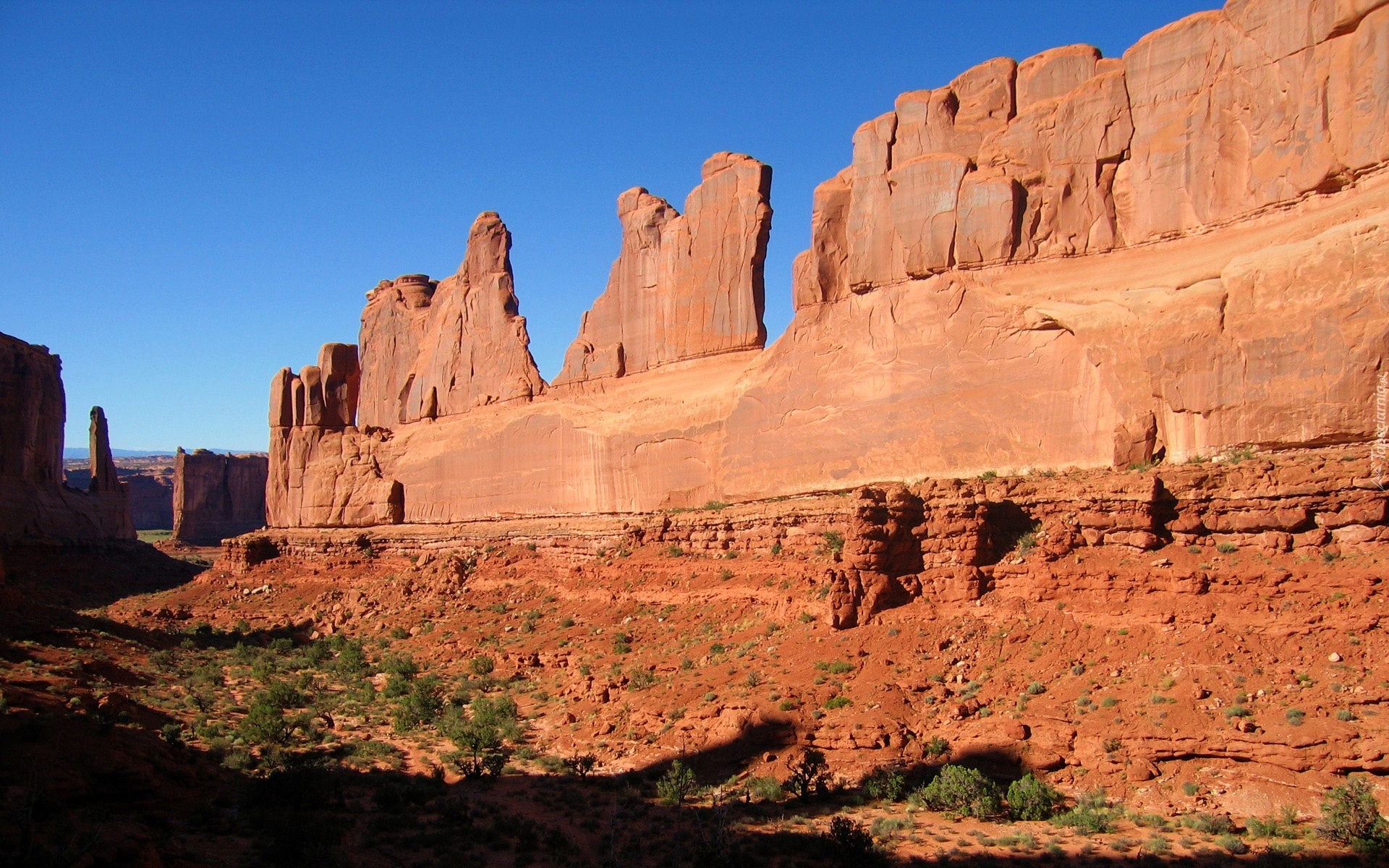 Stany Zjednoczone, Utah, Park Narodowy Arches, Kanion, Skały