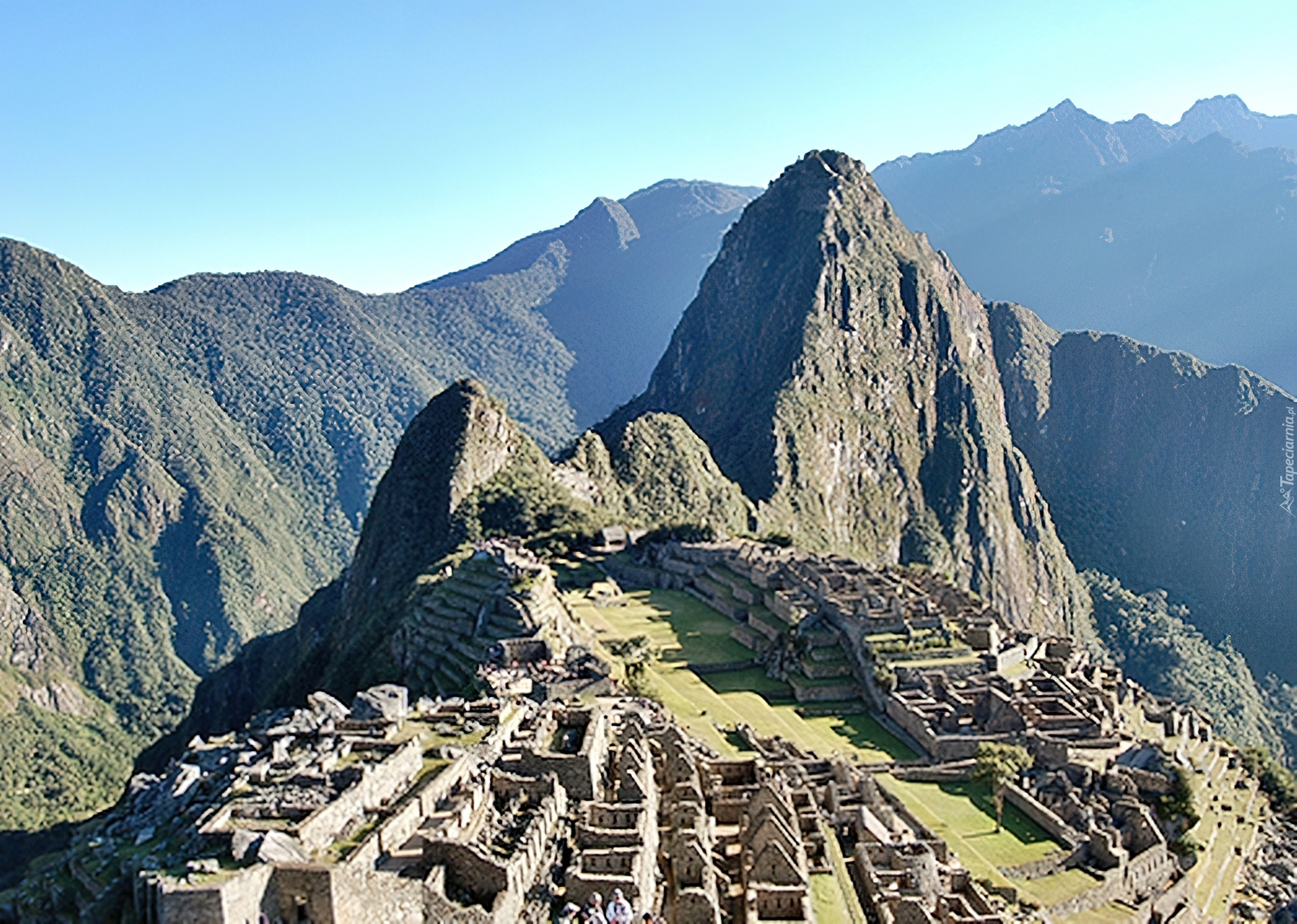 Peru, Machu Picchu, Ruiny, Góry