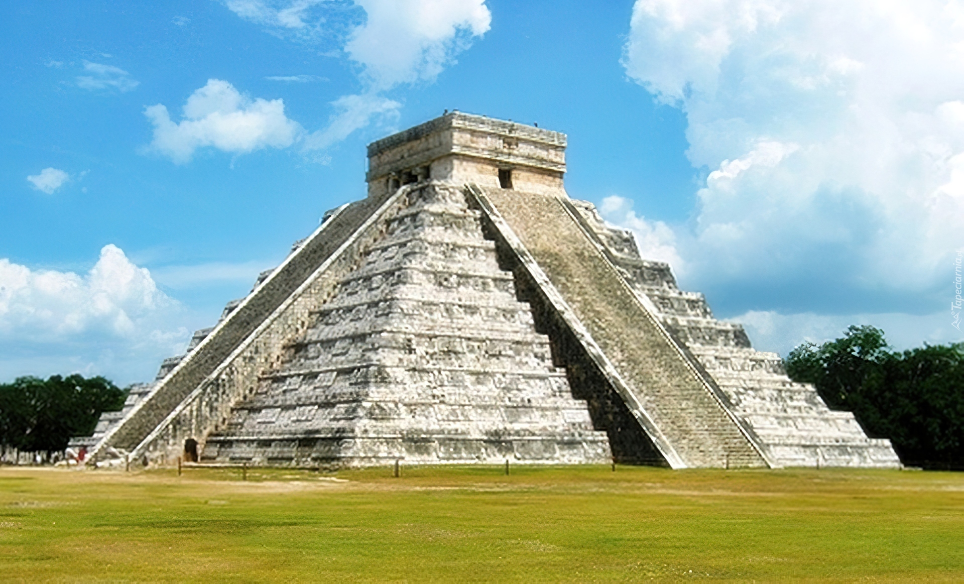 Piramida, Chichen Itza, Półwysep, Jukatan