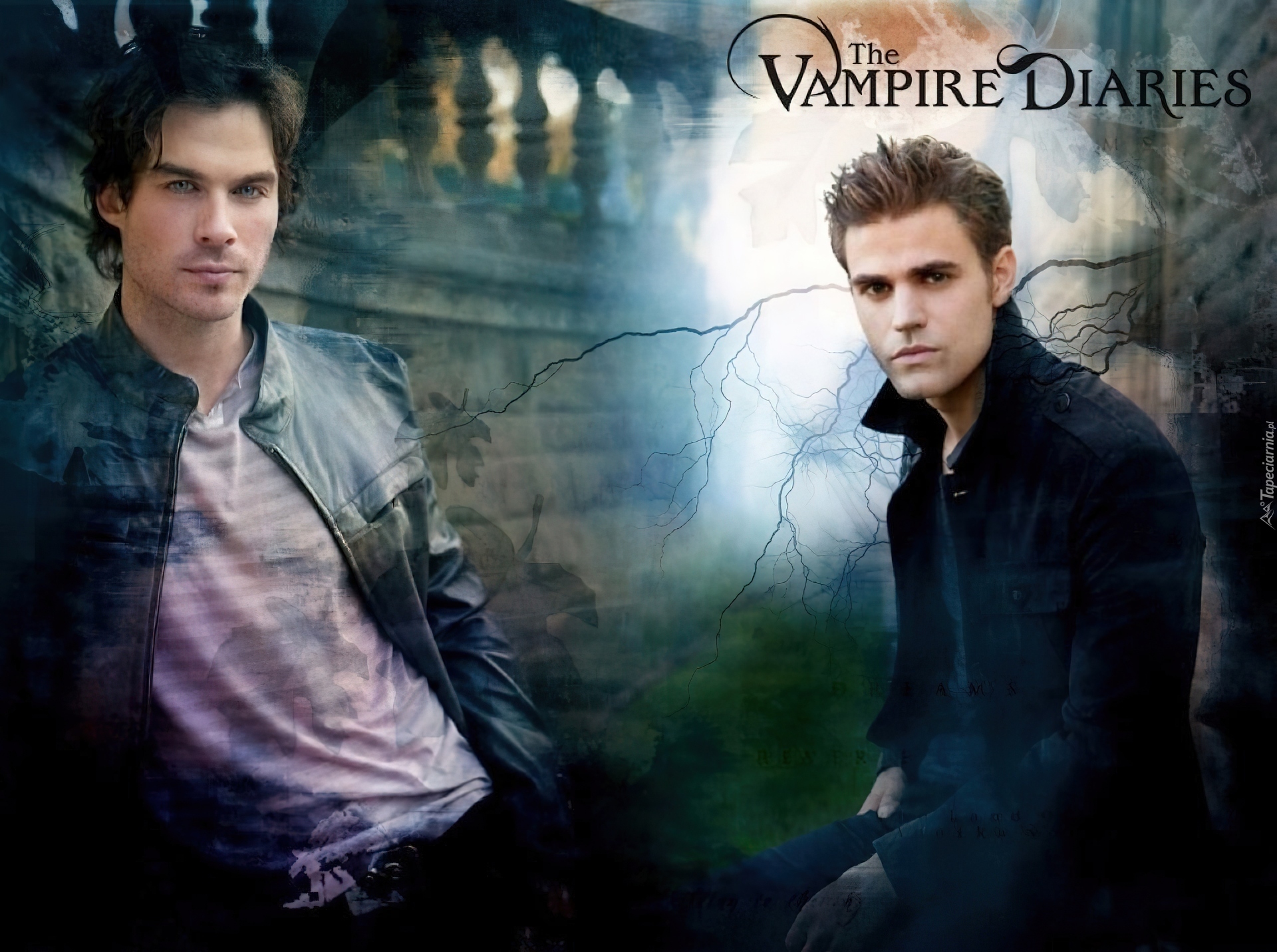 Pamiętniki wampirów, The Vampire Diaries, Ian Somerhalder, Paul Wesley