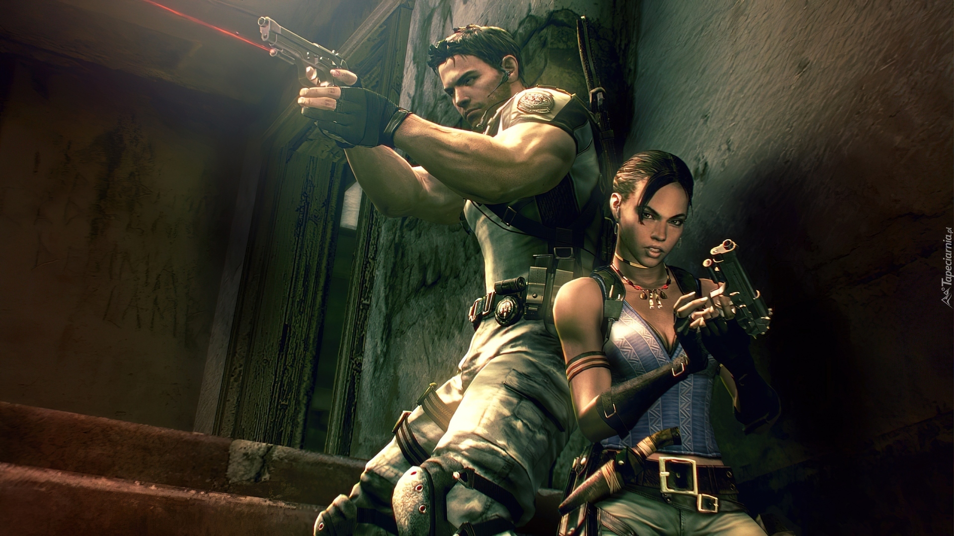 Chris, Sheva, Resident Evil 5