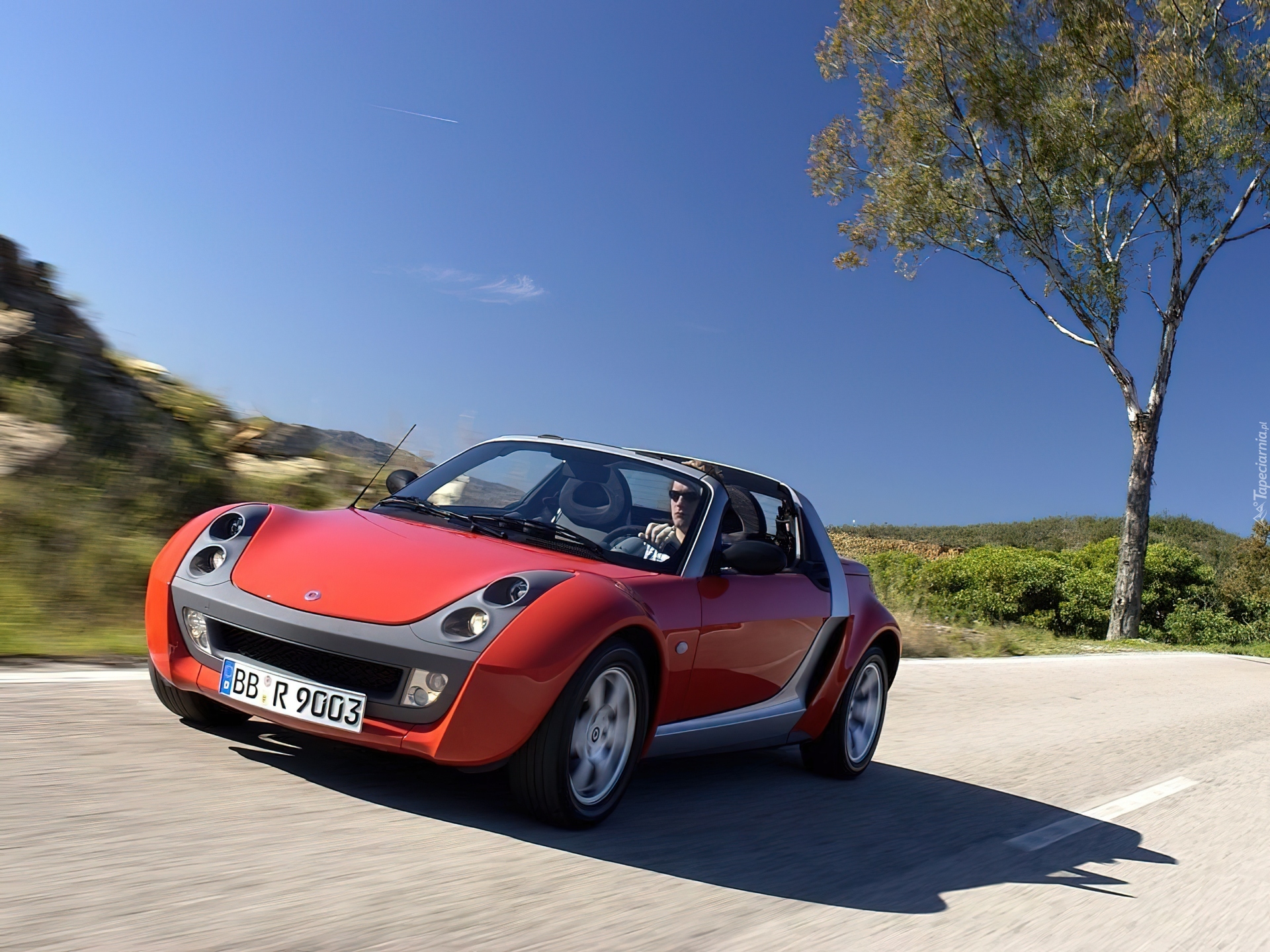 Czerwony, Smart Roadster