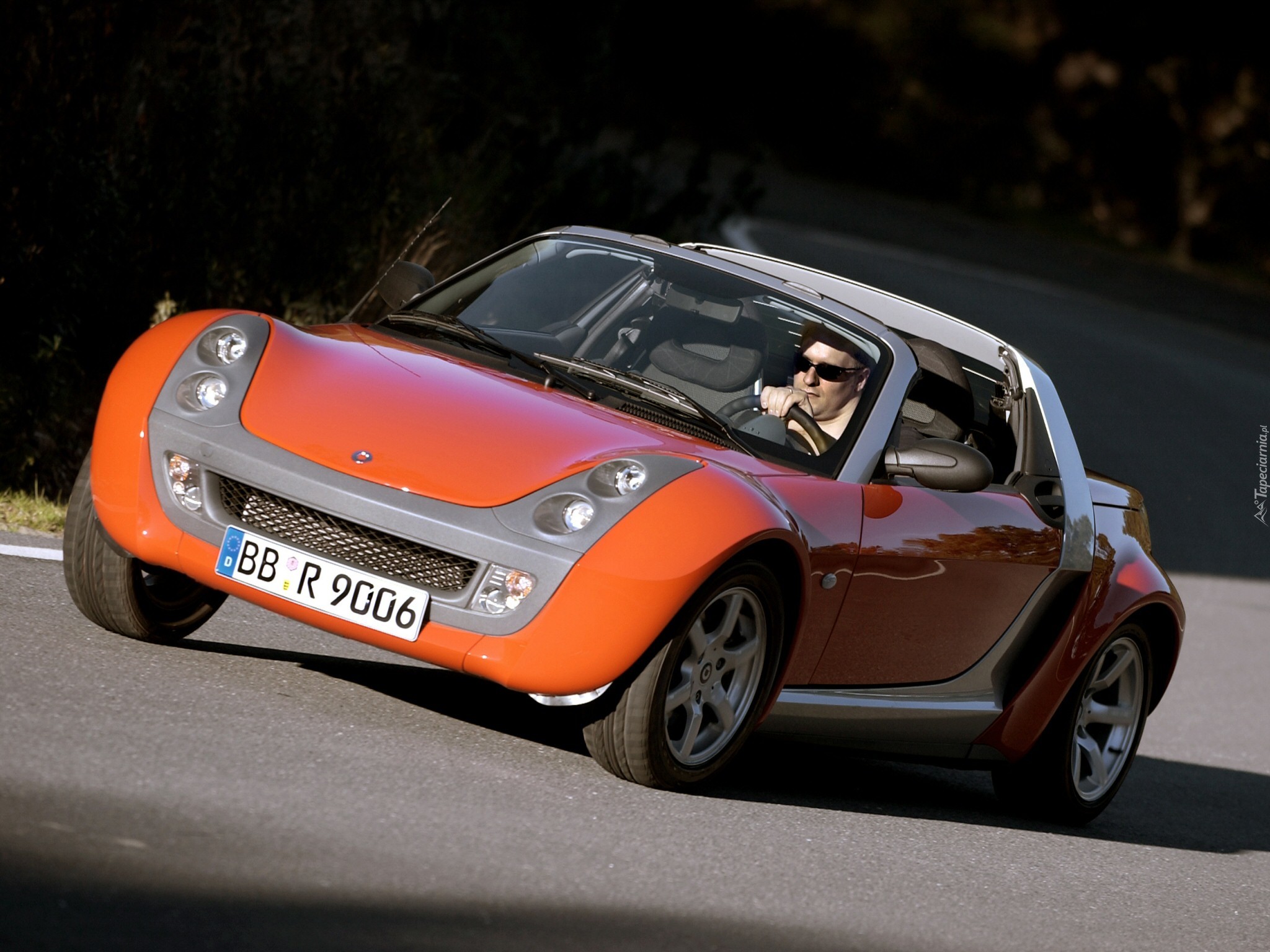 Pomarańczowy, Smart Roadster